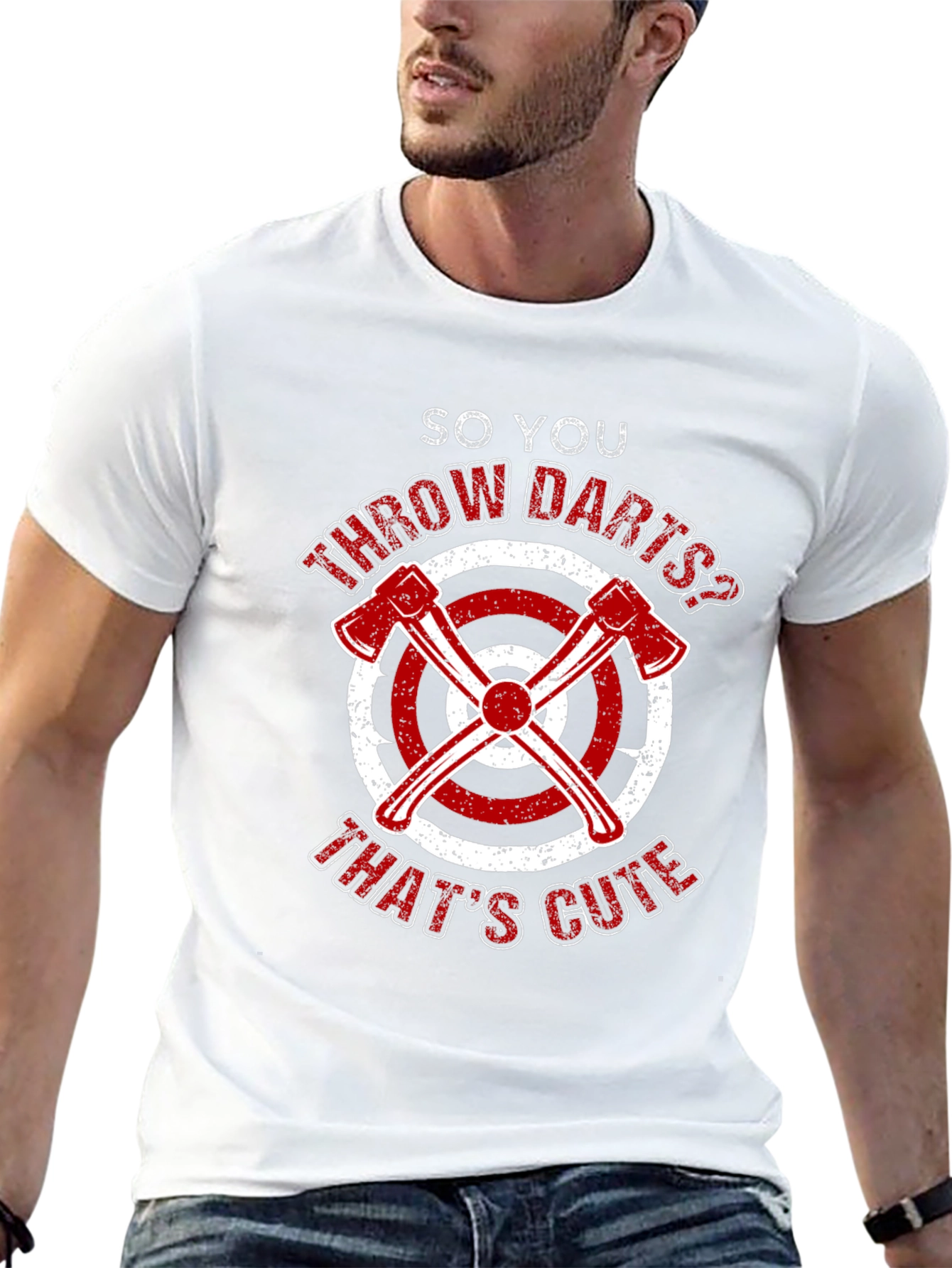 Black Axe Throwing Funny T-Shirt - So You Throw Darts? view 13