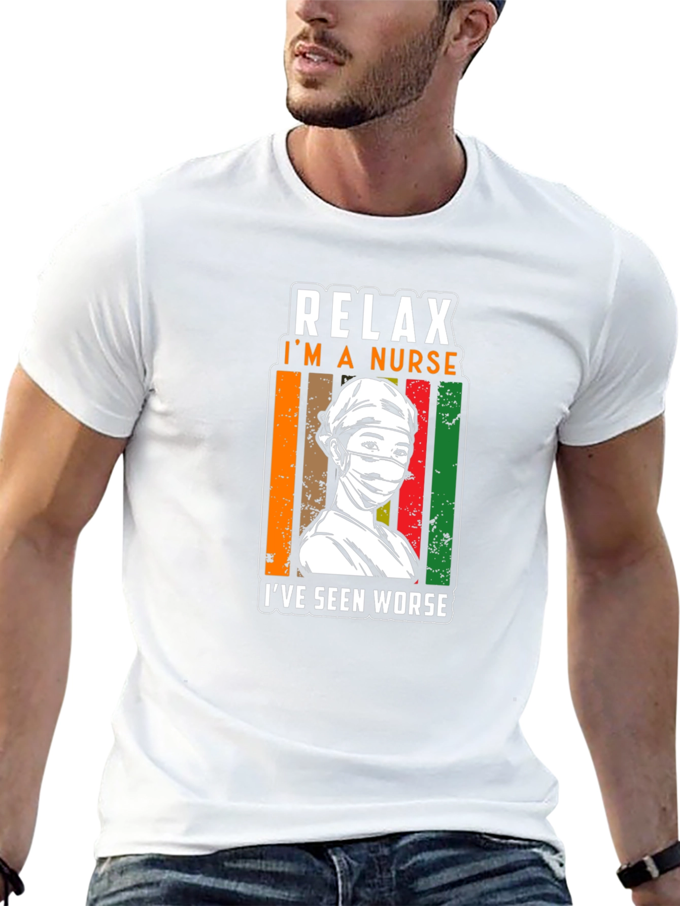 Black Relax, I'm a Nurse T-Shirt - Seen Worse view 13