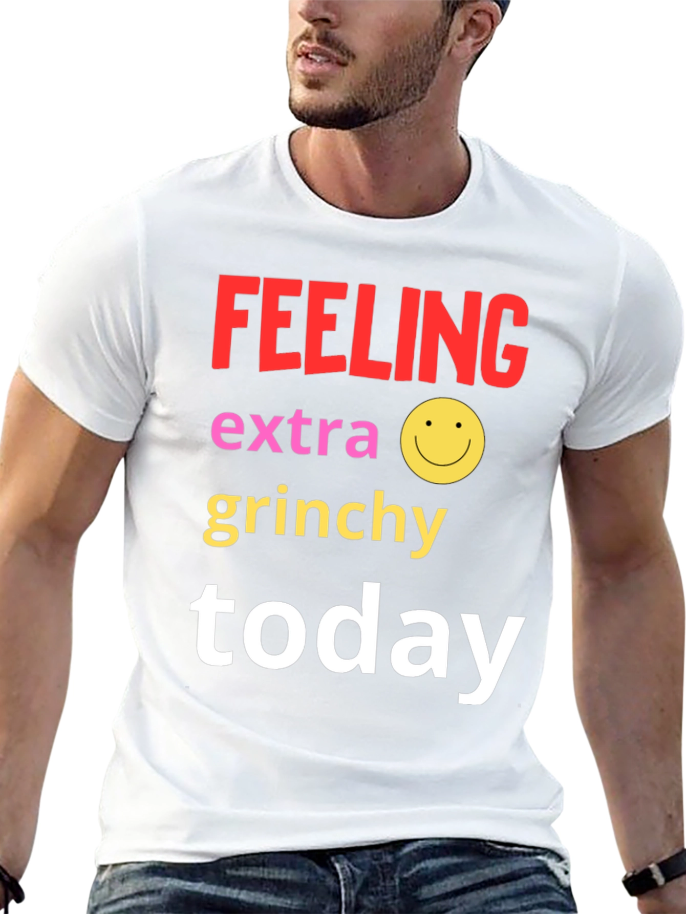 Black Feeling Extra Grinchy Today T-Shirt view 13