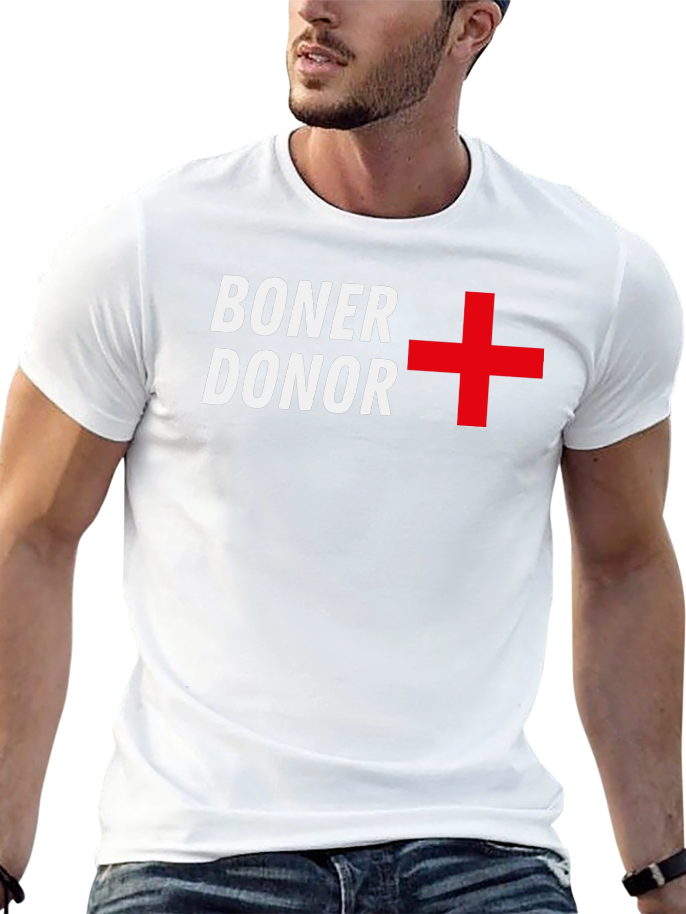 Black Boner Donor Black Humor T-Shirt view 13
