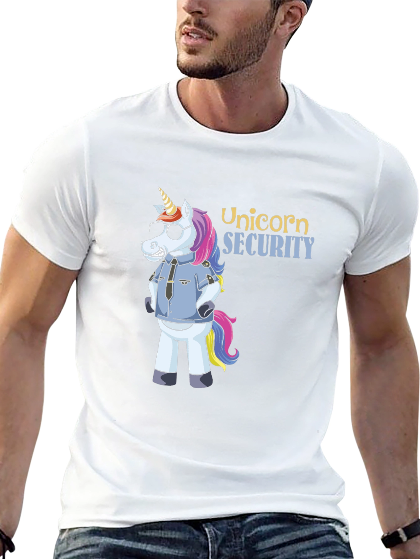 Black Unicorn Security T-Shirt view 13