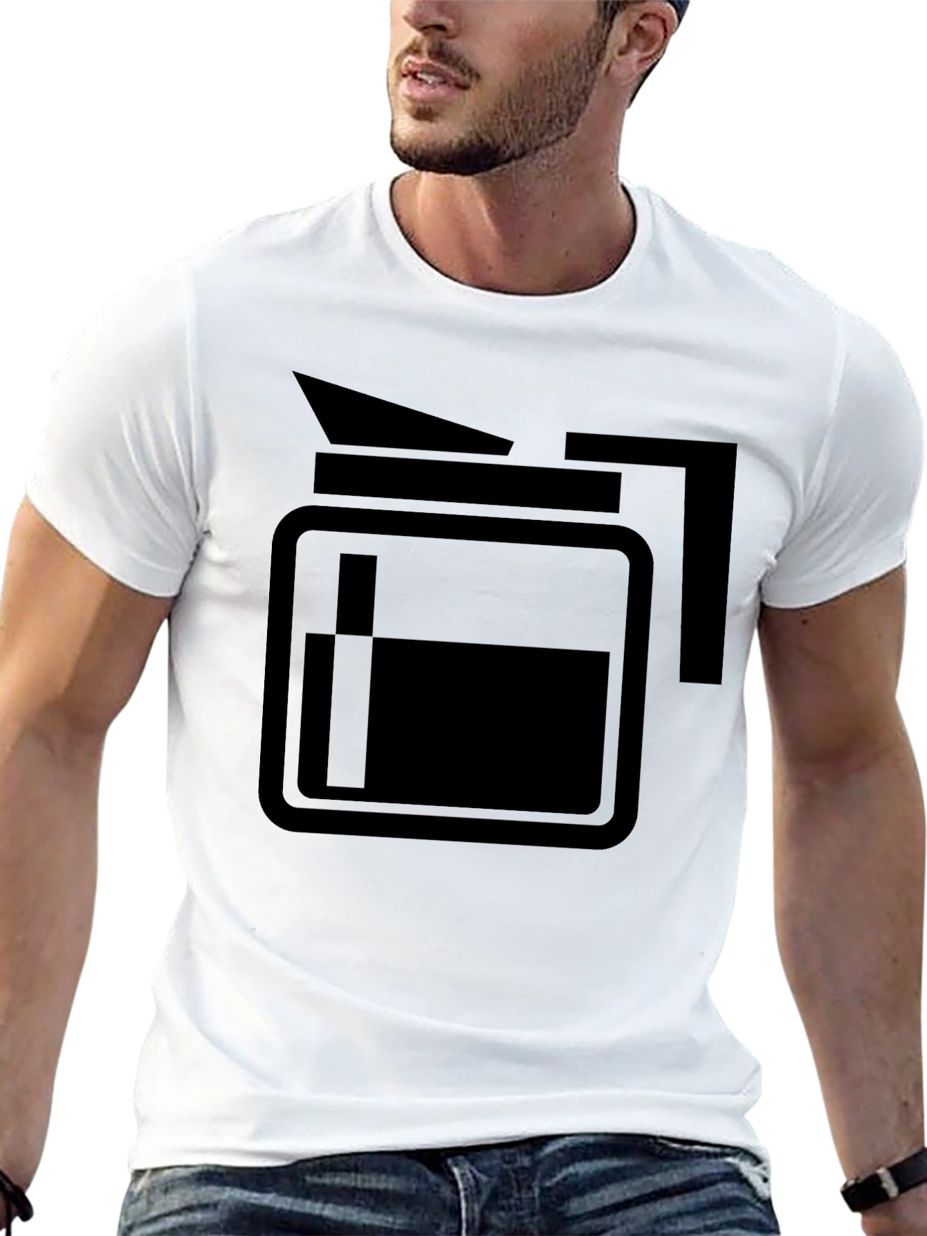 Black Coffee Lover Graphic Tee - Black Unisex T-Shirt view 13