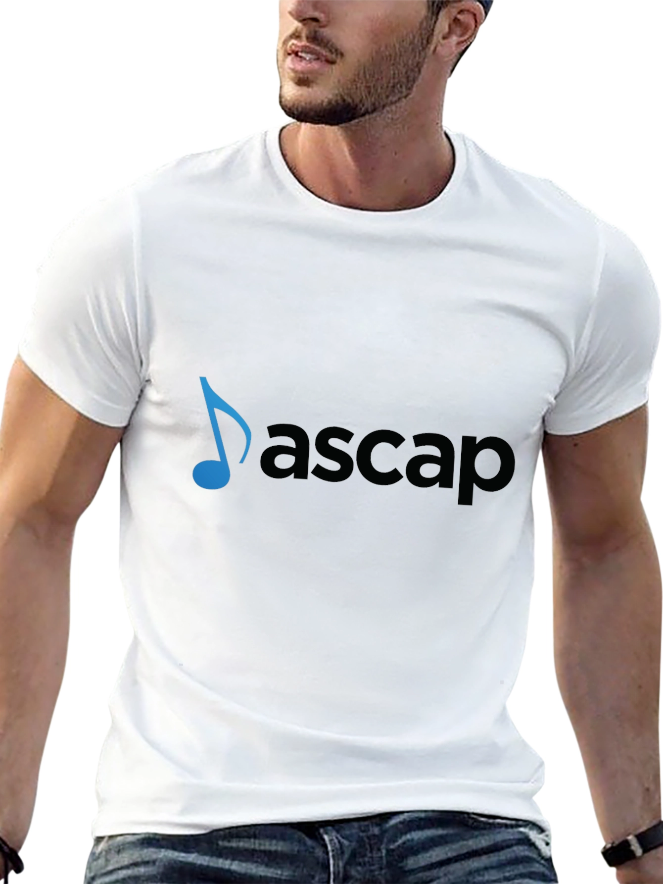 Black ASAP Music Note Black T-Shirt view 13