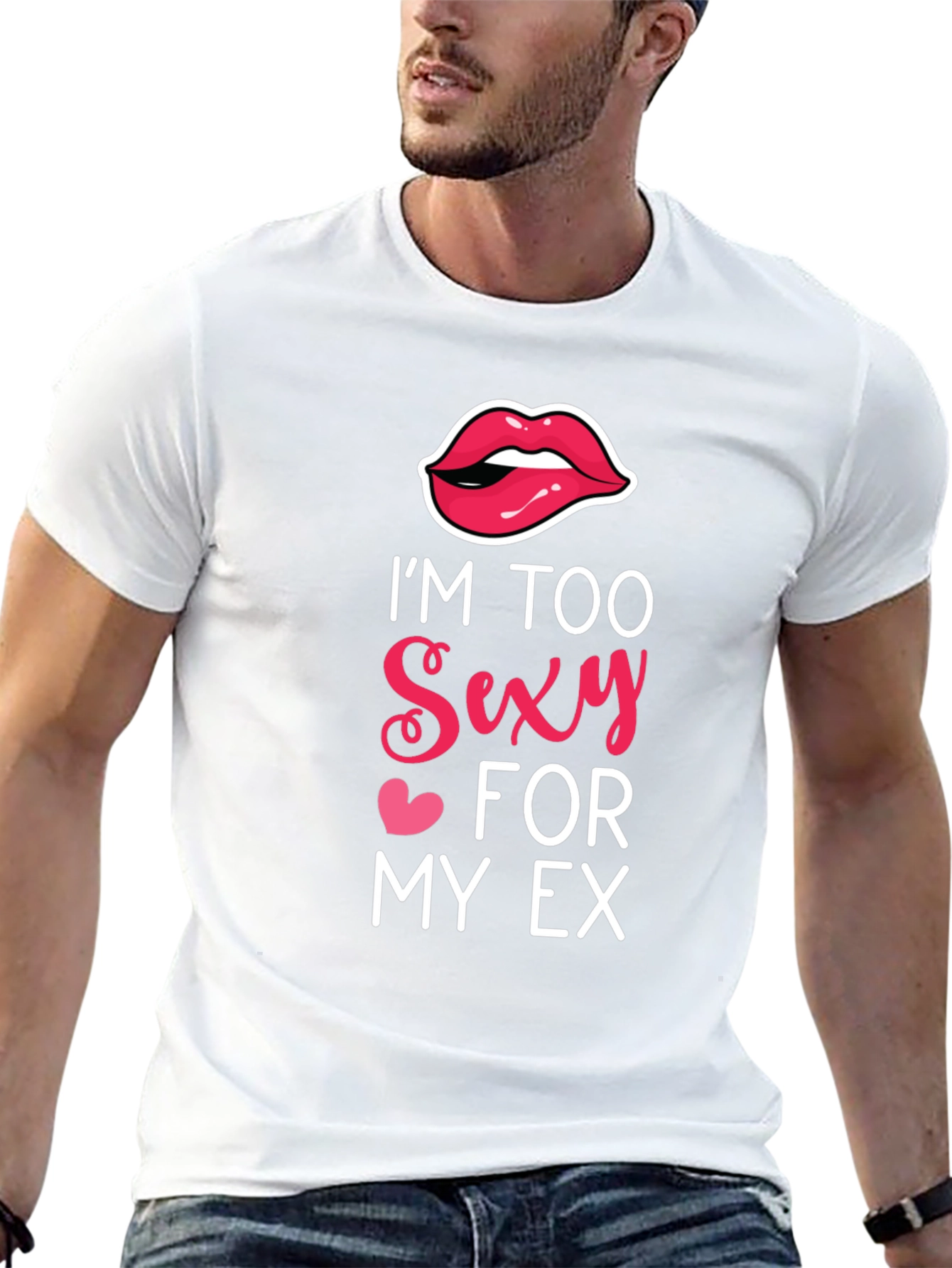 Black I'm Too Sexy for My Ex Graphic Tee view 13