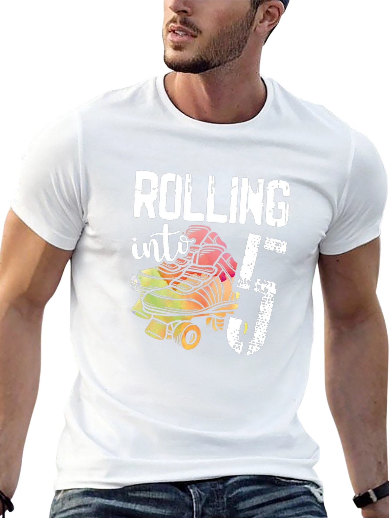 Black Rolling Into 5th Birthday T-Shirt view 13
