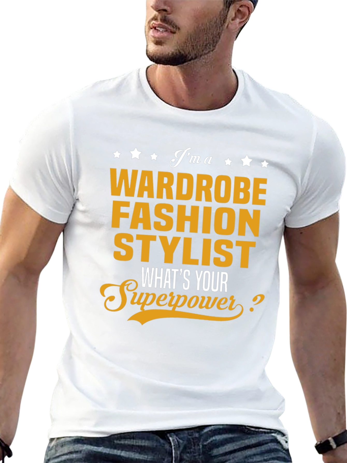Black Wardrobe Fashion Stylist Superpower T-Shirt view 13