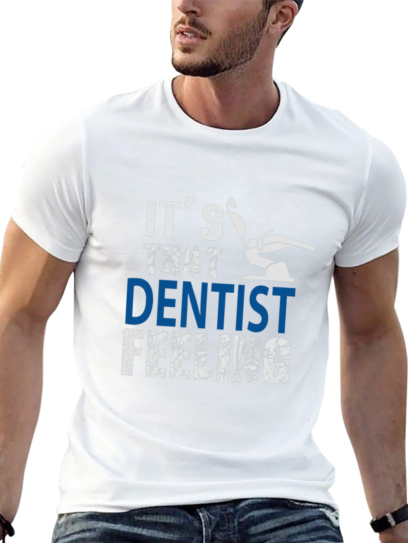 Black It's That Dentist Feeling T-Shirt - Funny Dental Tee view 13