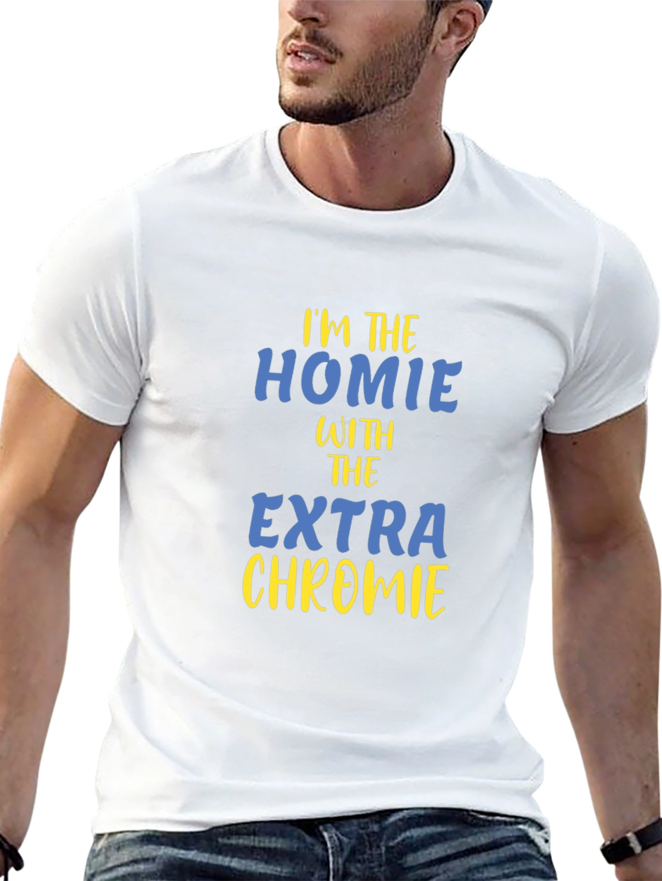 Black I'm The Homie Extra Chromie Graphic T-Shirt view 13