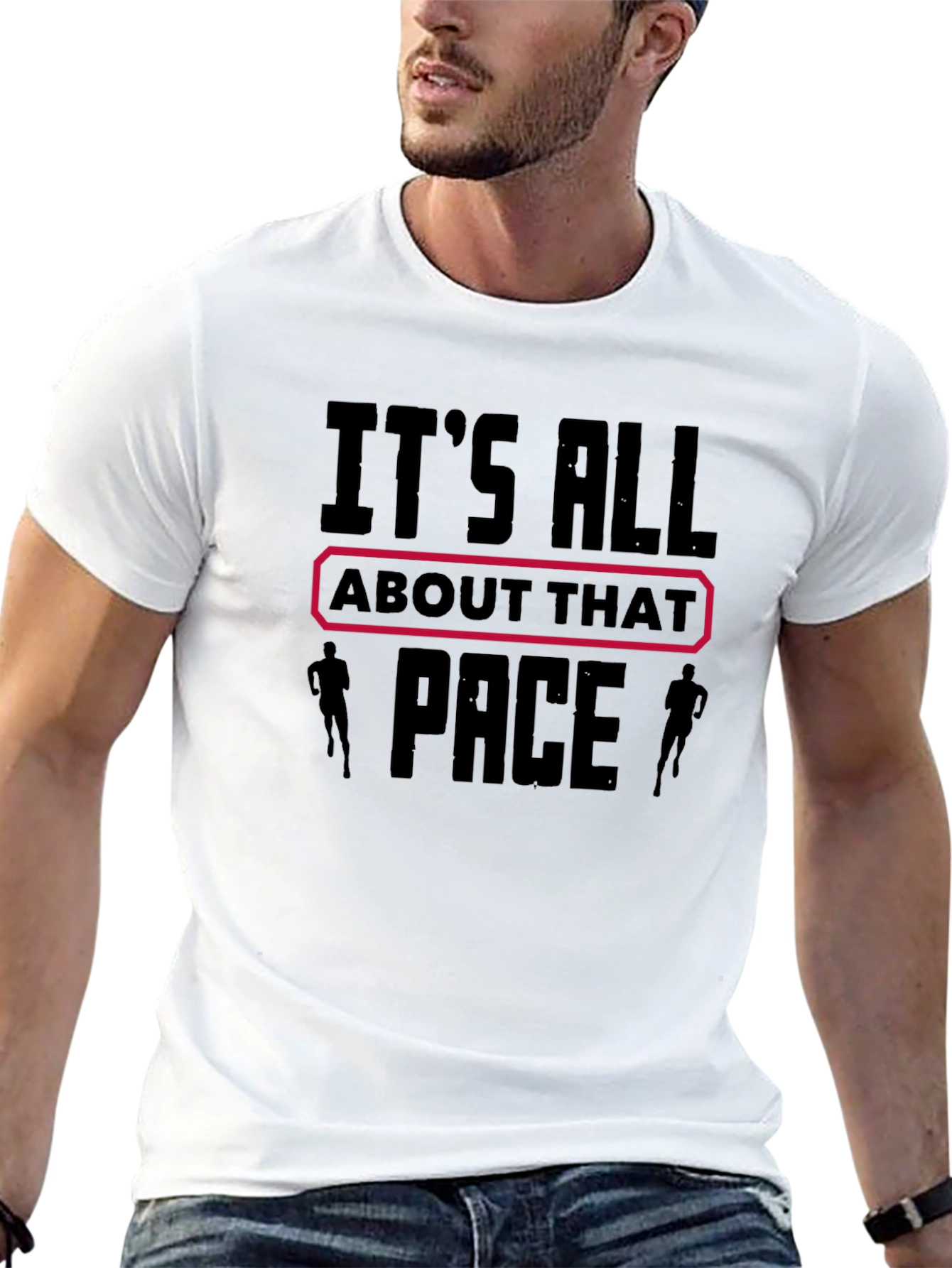 Black It's All About That Pace T-Shirt view 13
