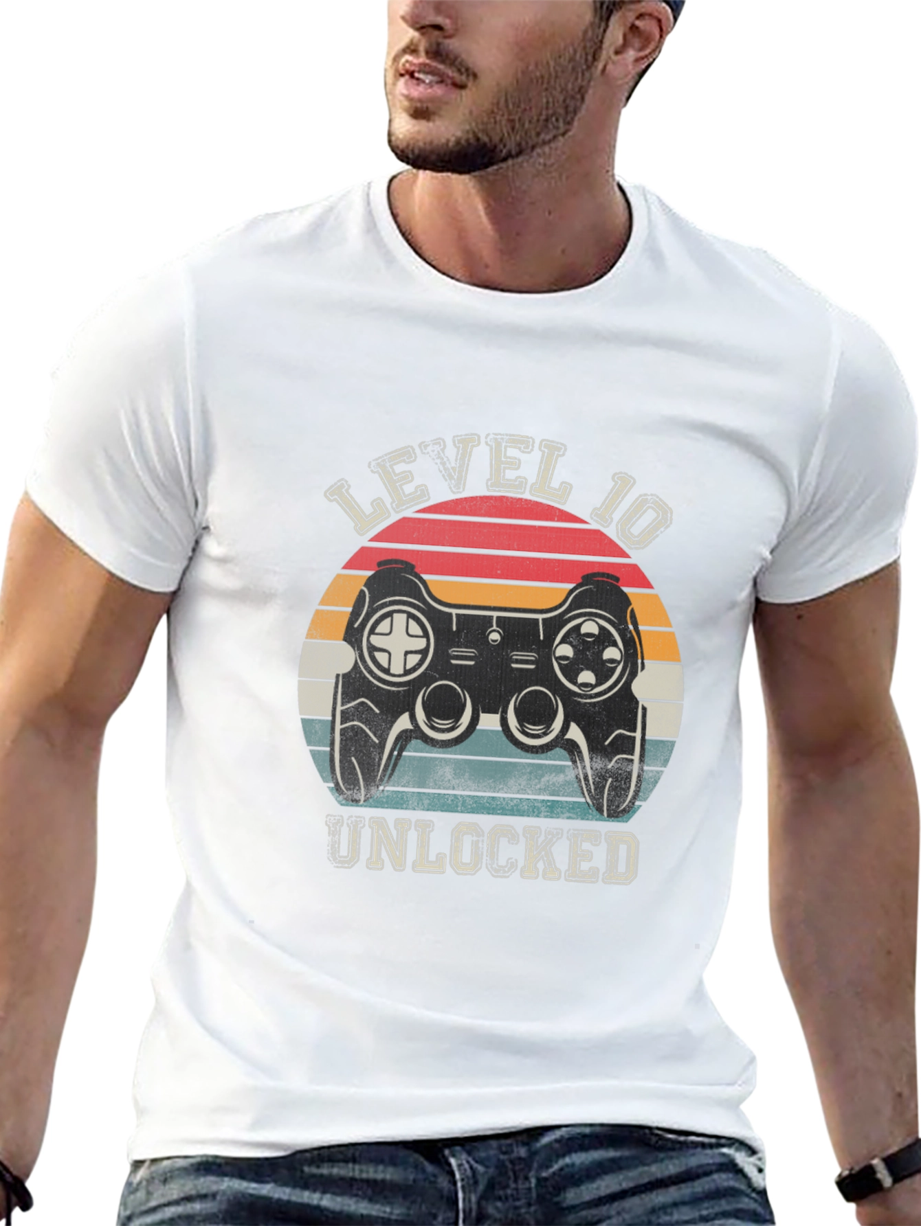 Black Level 10 Unlocked Gamer T-Shirt view 13