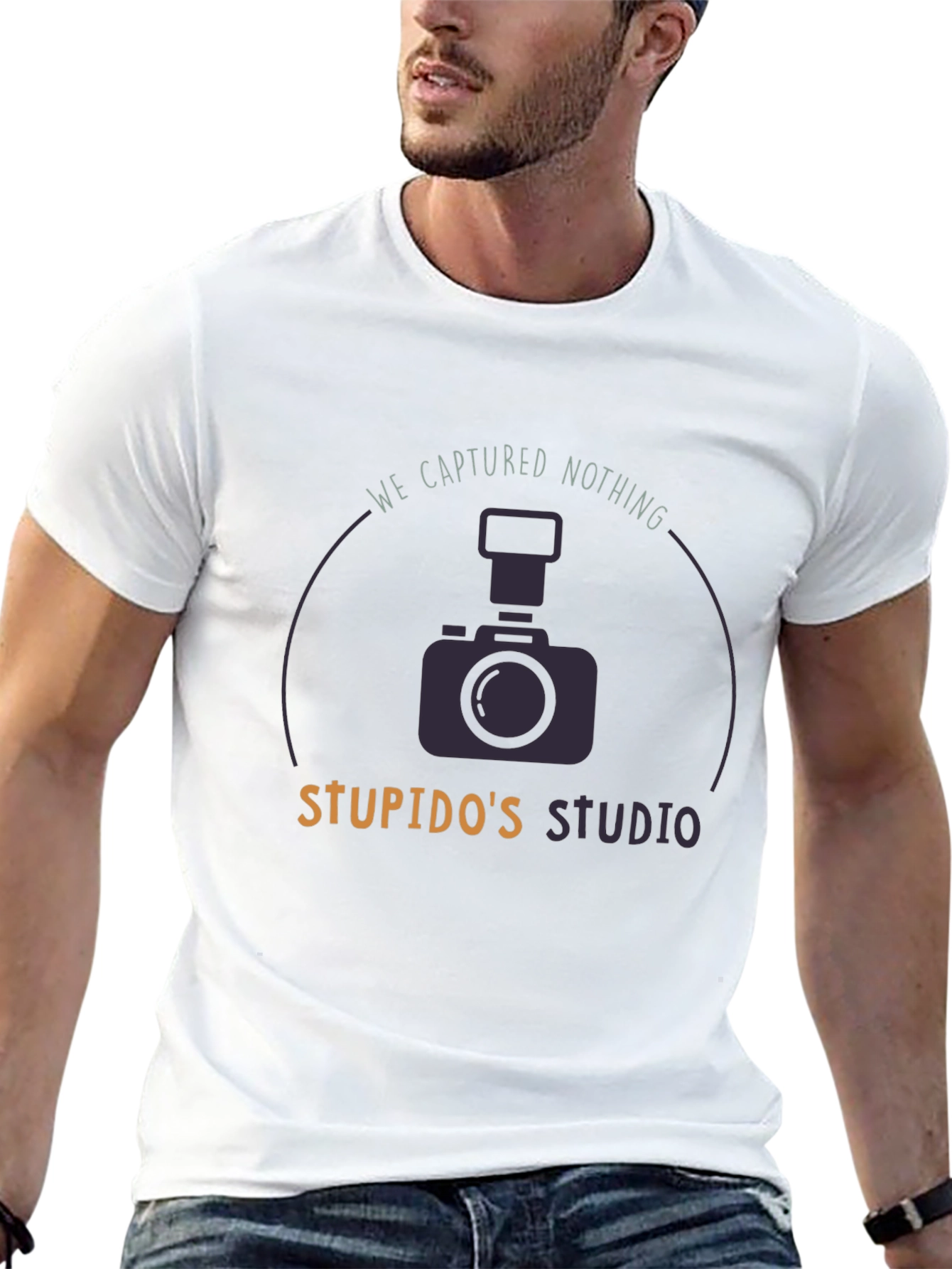 Black Stupido's Studio T-Shirt: We Captured Nothing view 13