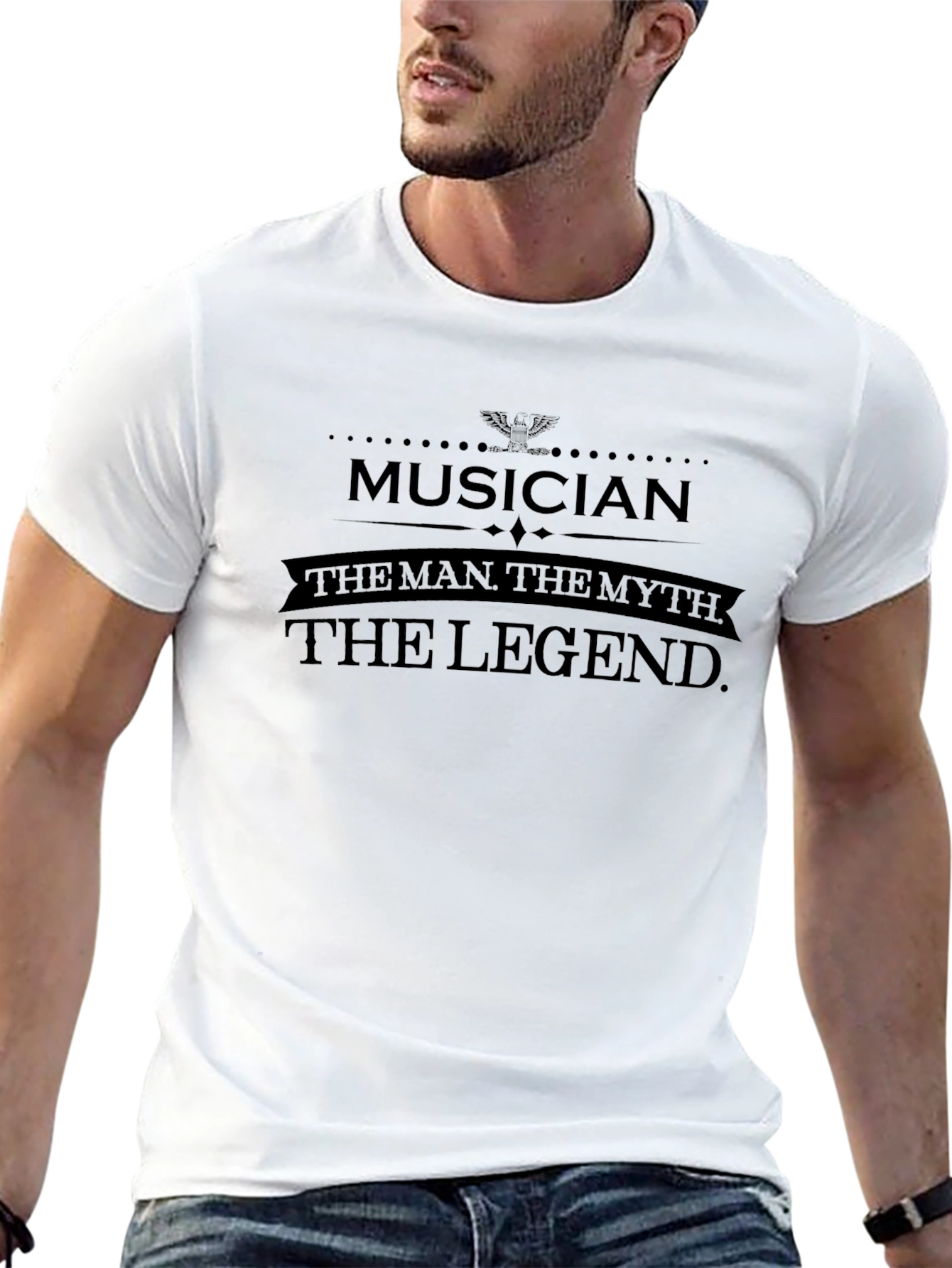 Black Musician The Man The Myth The Legend T-Shirt view 13