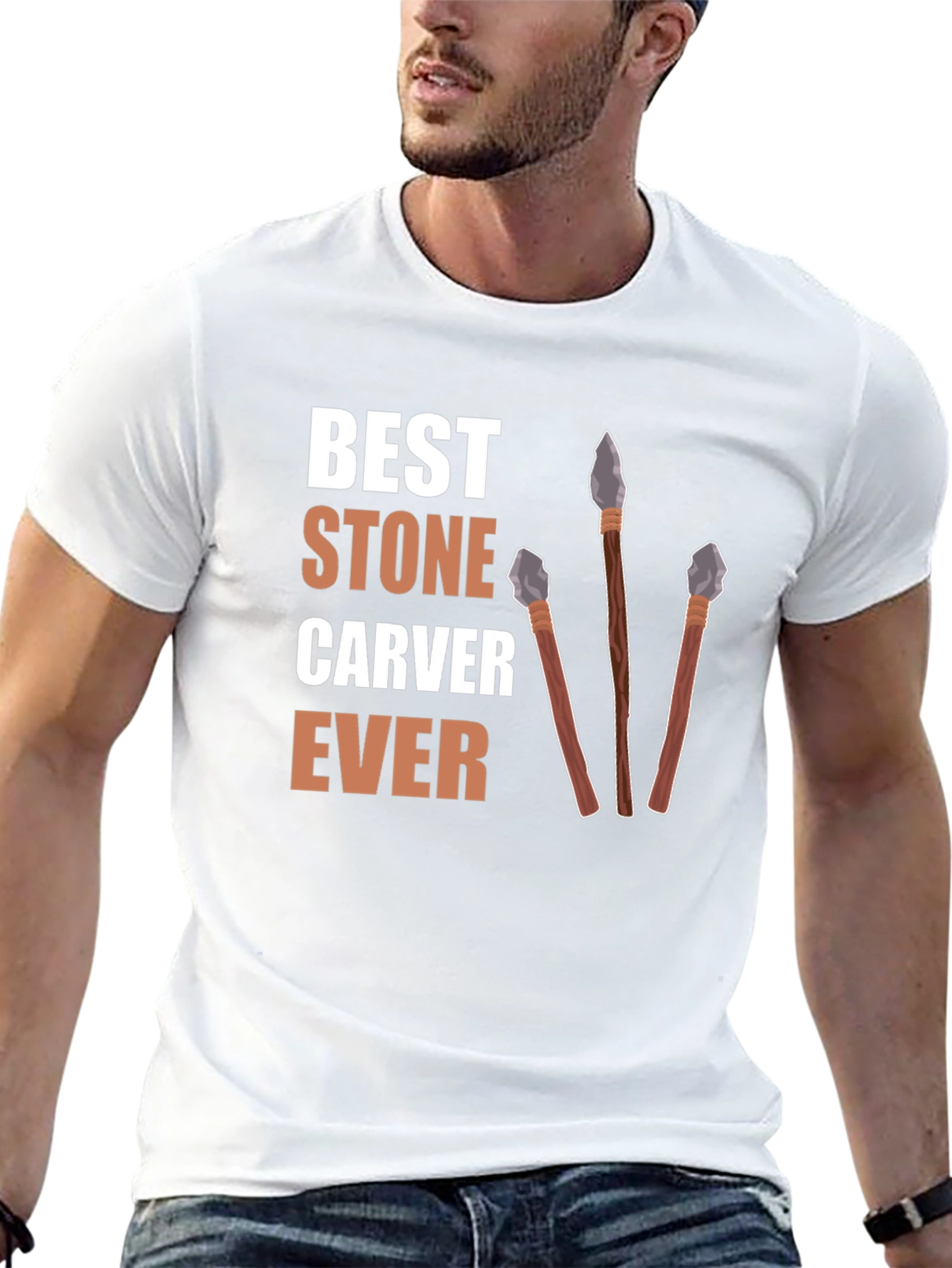 Black Best Stone Carver Ever T-Shirt view 13