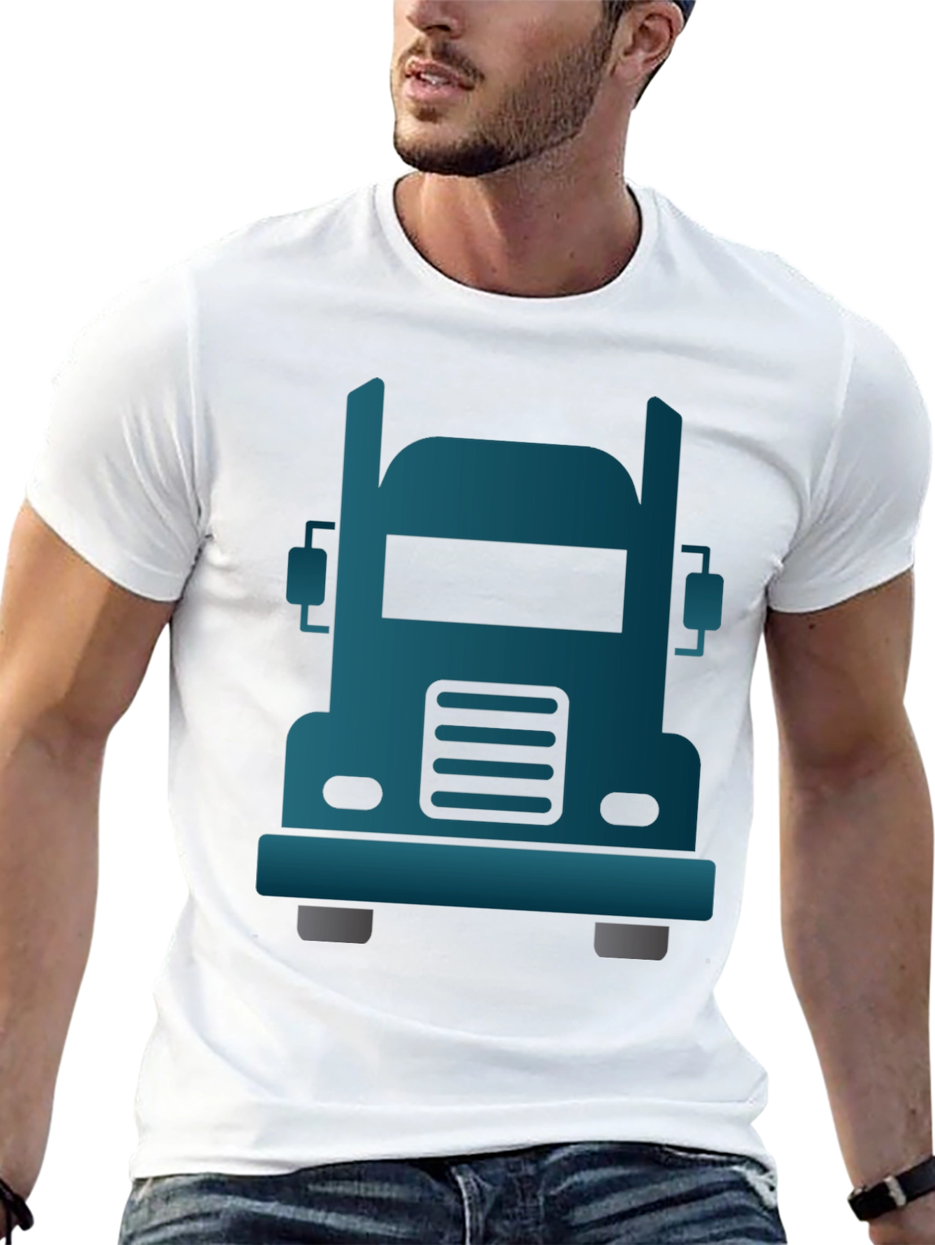 Black Truck Graphic Tee - Cool Vehicle Design view 13