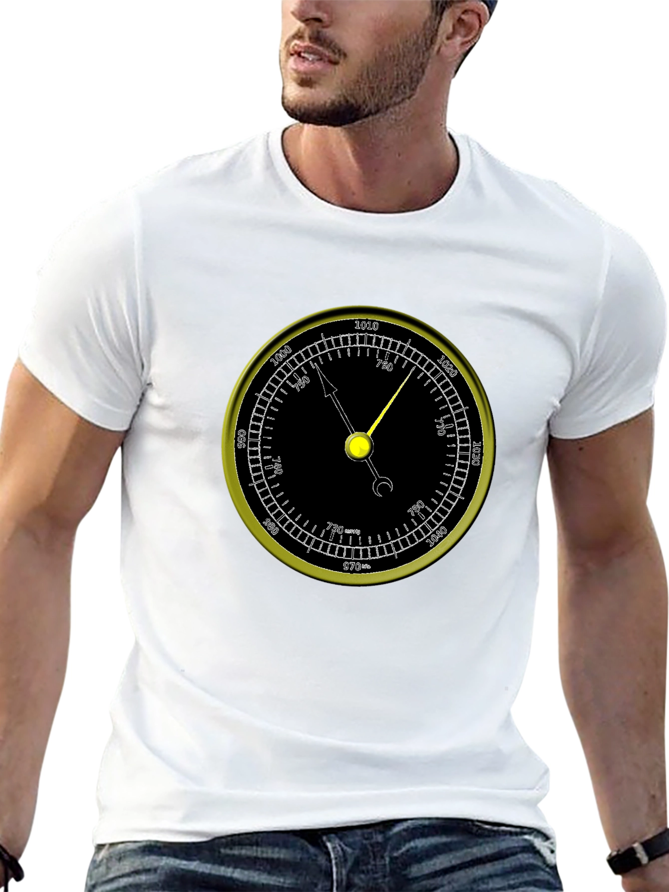 Black Altimeter Graphic Tee view 13