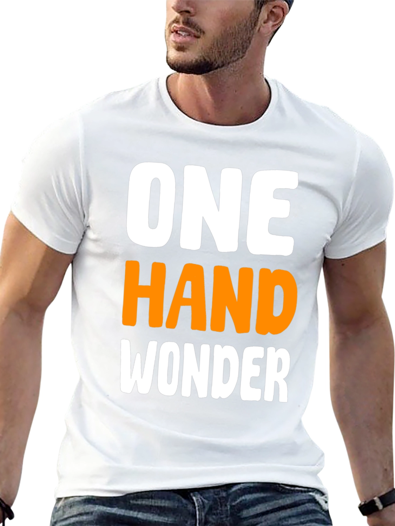 Black One Hand Wonder Graphic T-Shirt - Black view 13