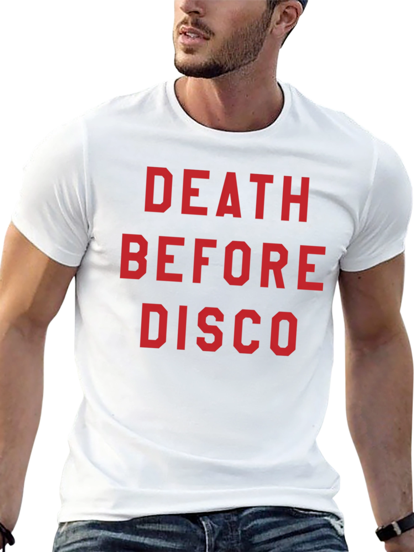 Black Death Before Disco Graphic T-Shirt view 13