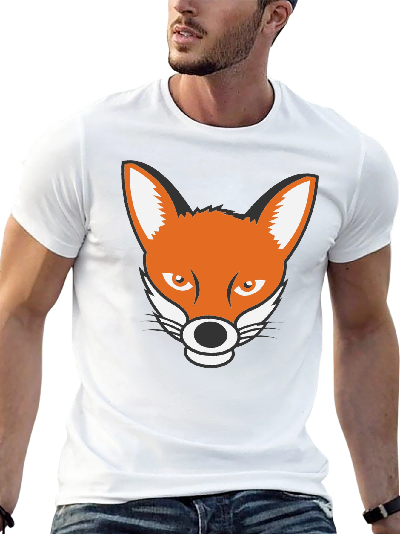 Black Fox Graphic Tee - Black T-Shirt view 13