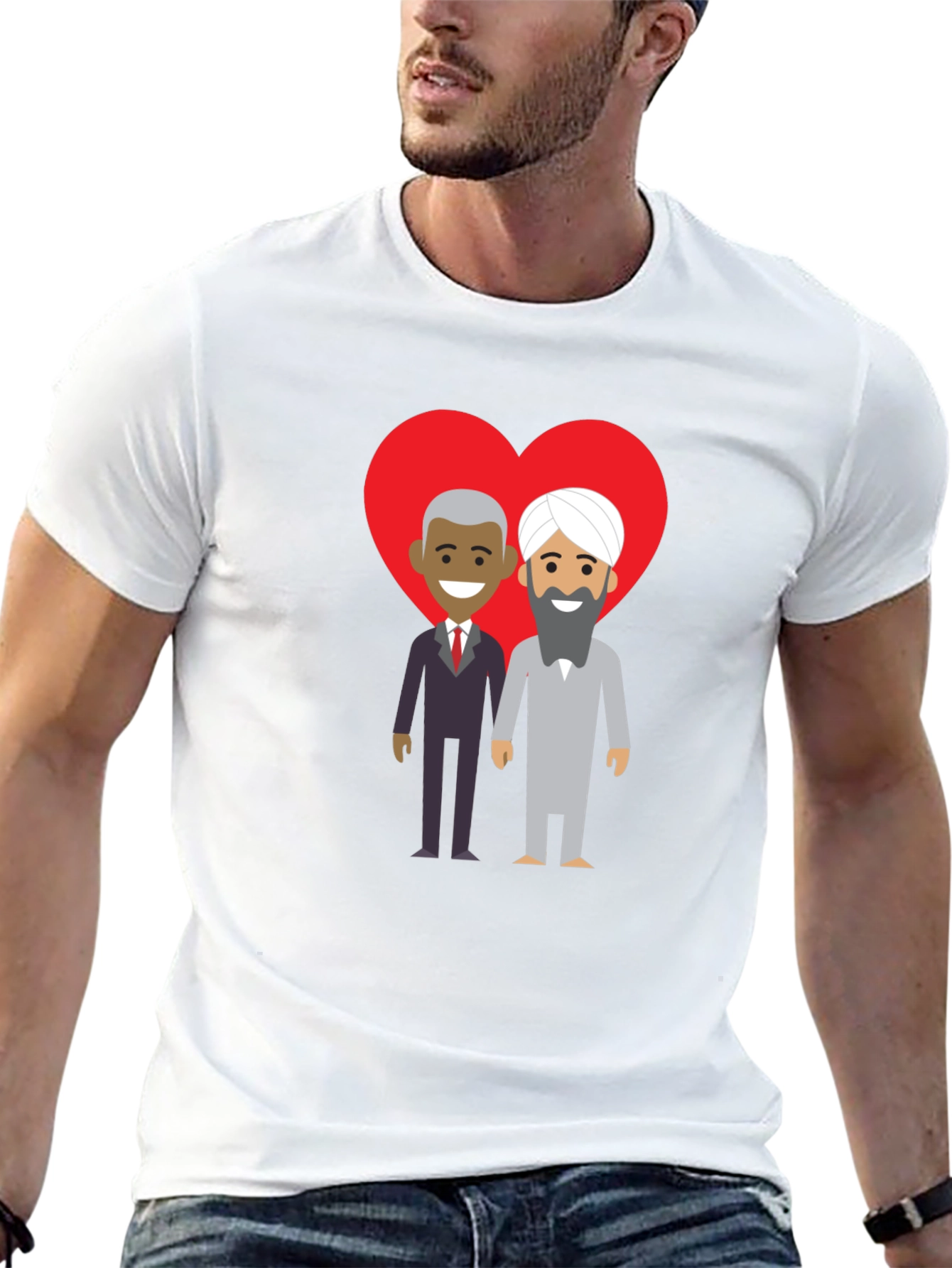 Black Love Knows No Boundaries T-Shirt view 13