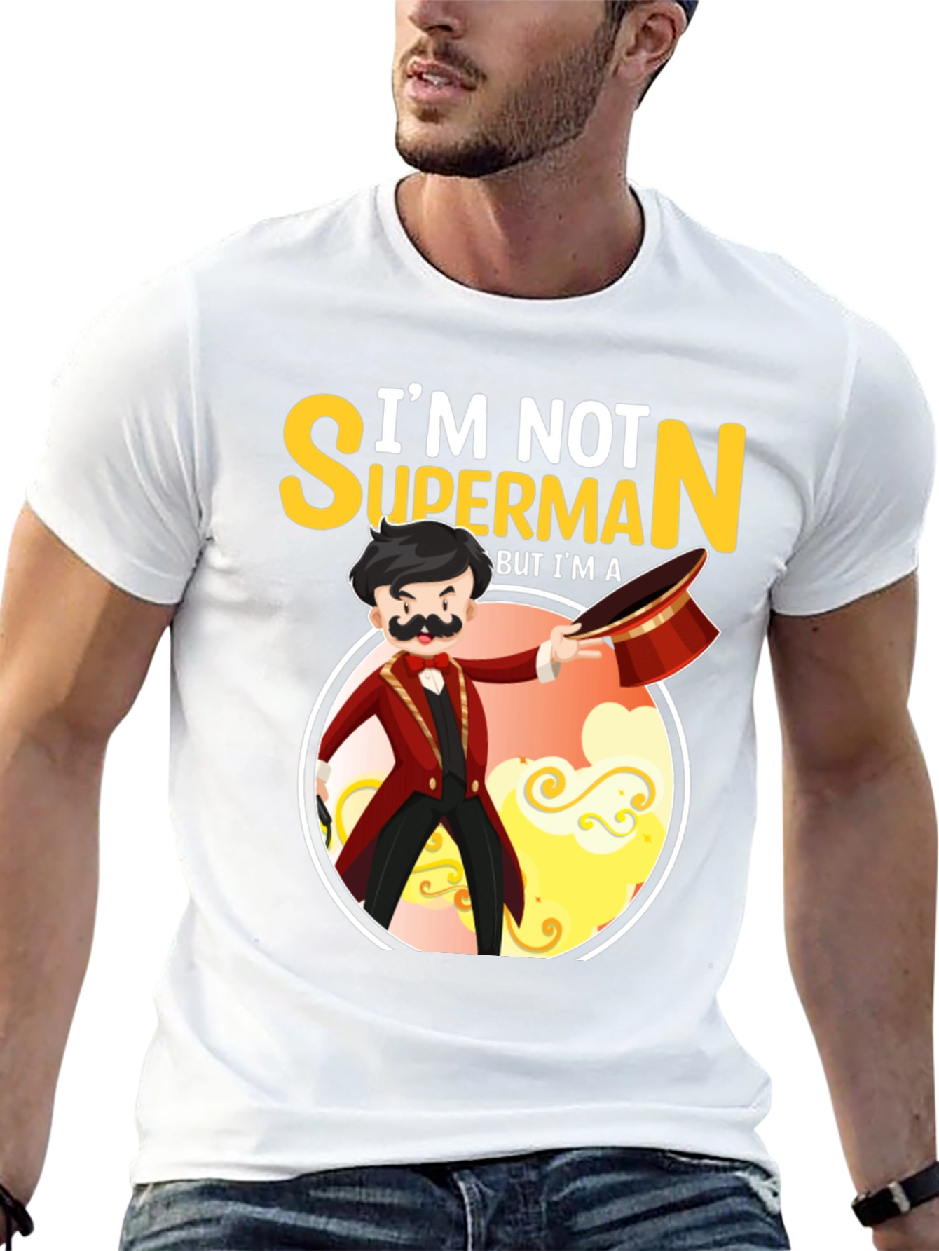 Black Magician T-Shirt - "I'm Not Superman" view 13