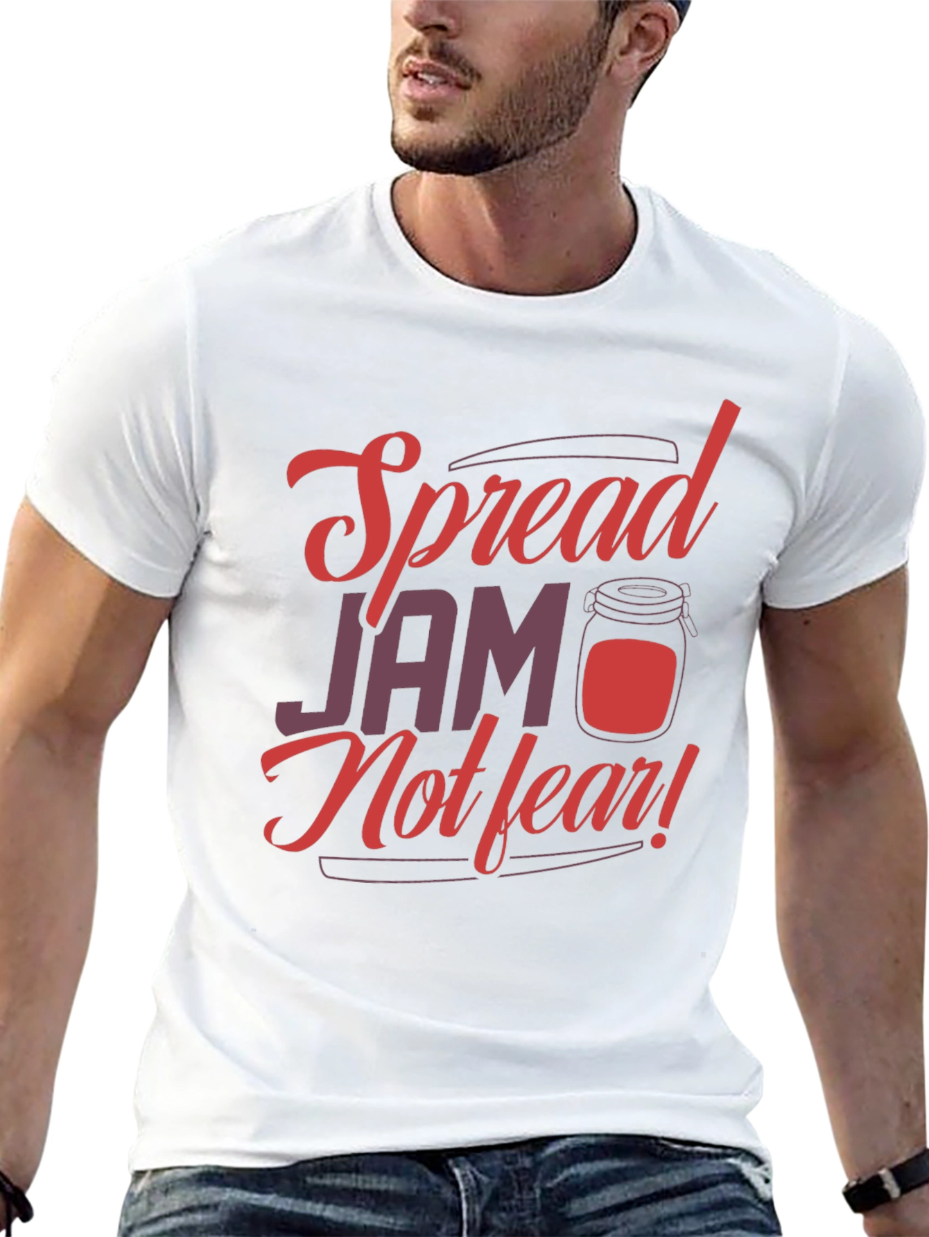 Black Spread Jam Not Fear Graphic Tee view 13