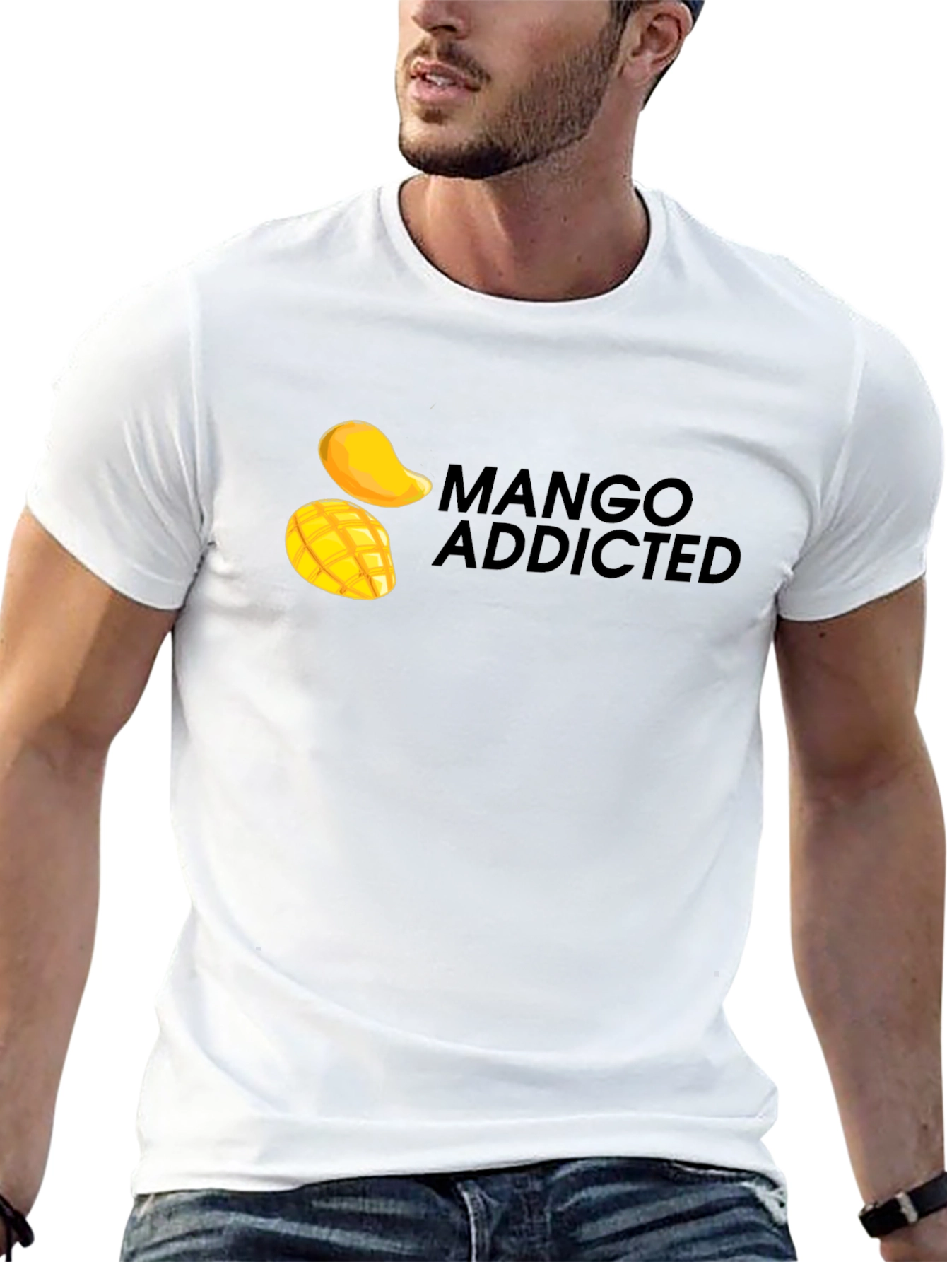 Black Mango Addicted Black T-Shirt view 13