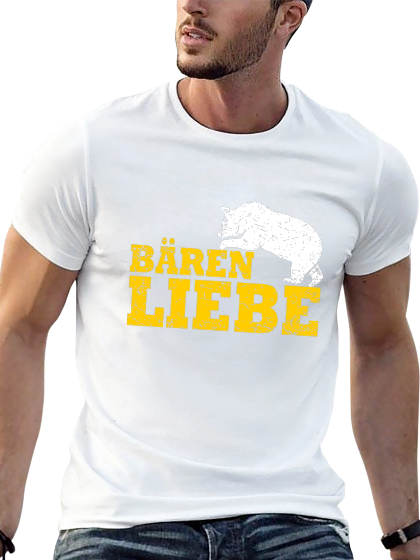 Black Bären Liebe Bear Graphic T-Shirt view 13
