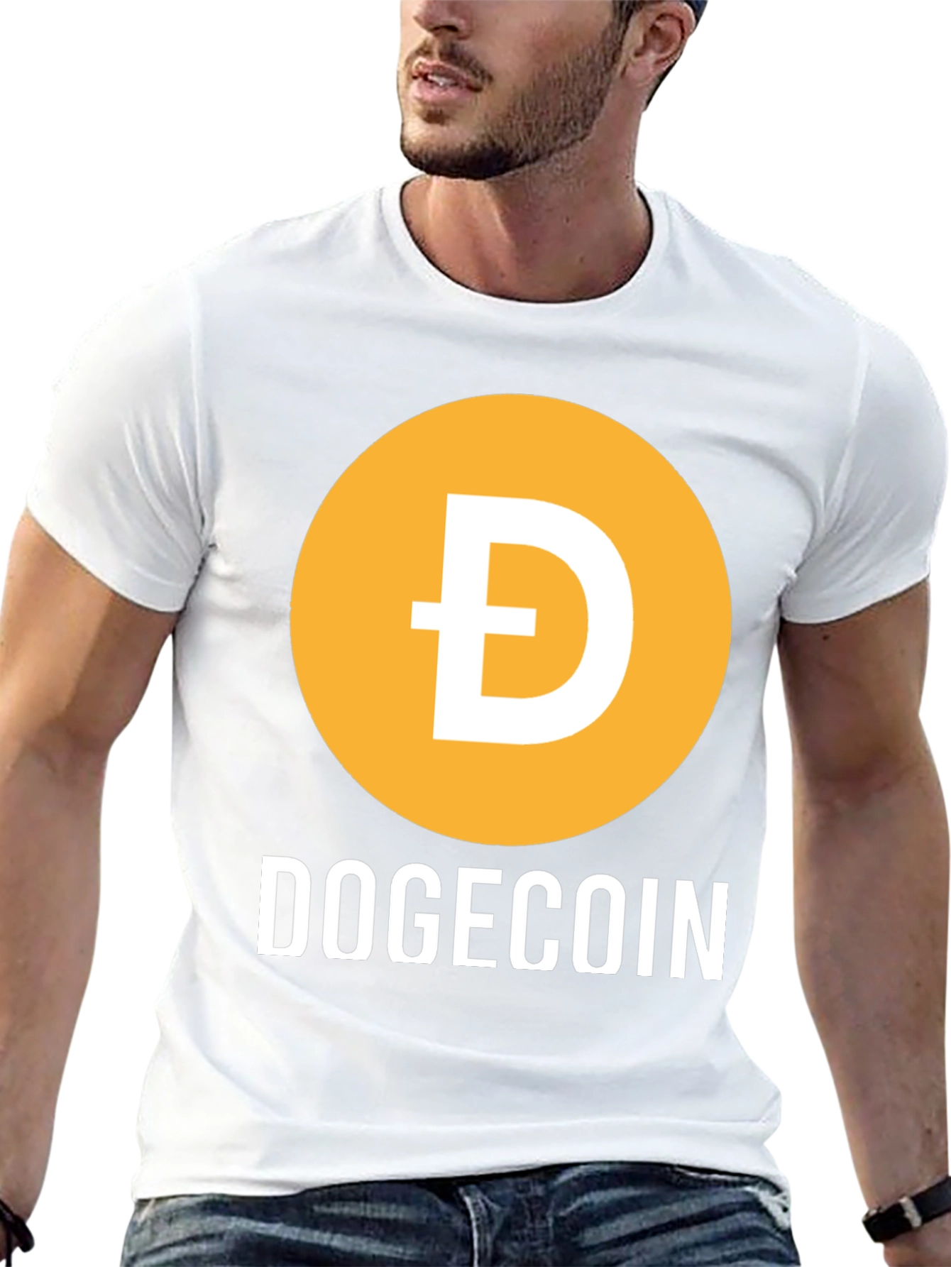 Black Dogecoin Crypto T-Shirt - Meme Coin Tee view 13