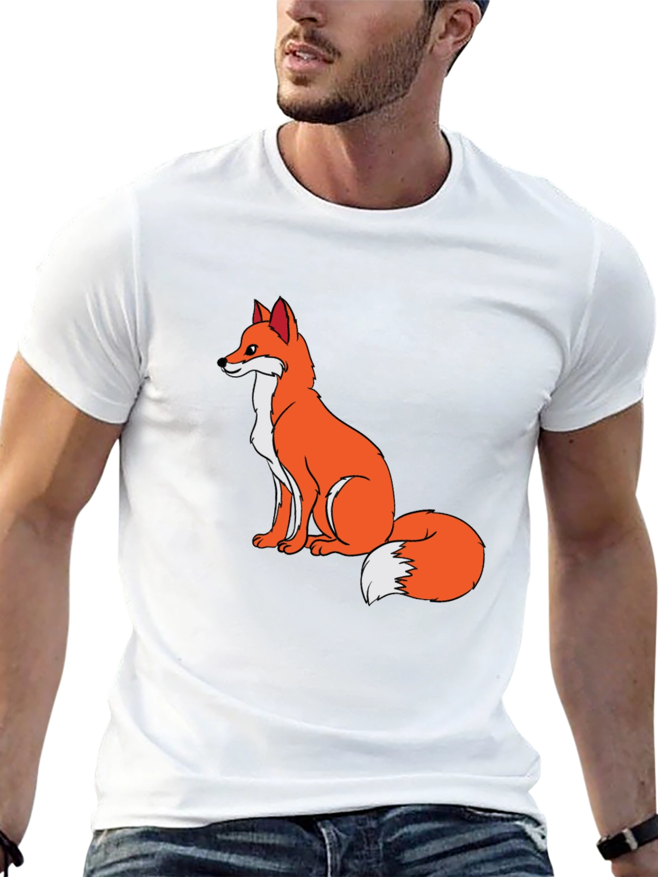 Black Fox Graphic T-Shirt - Stylish Casual Tee view 13
