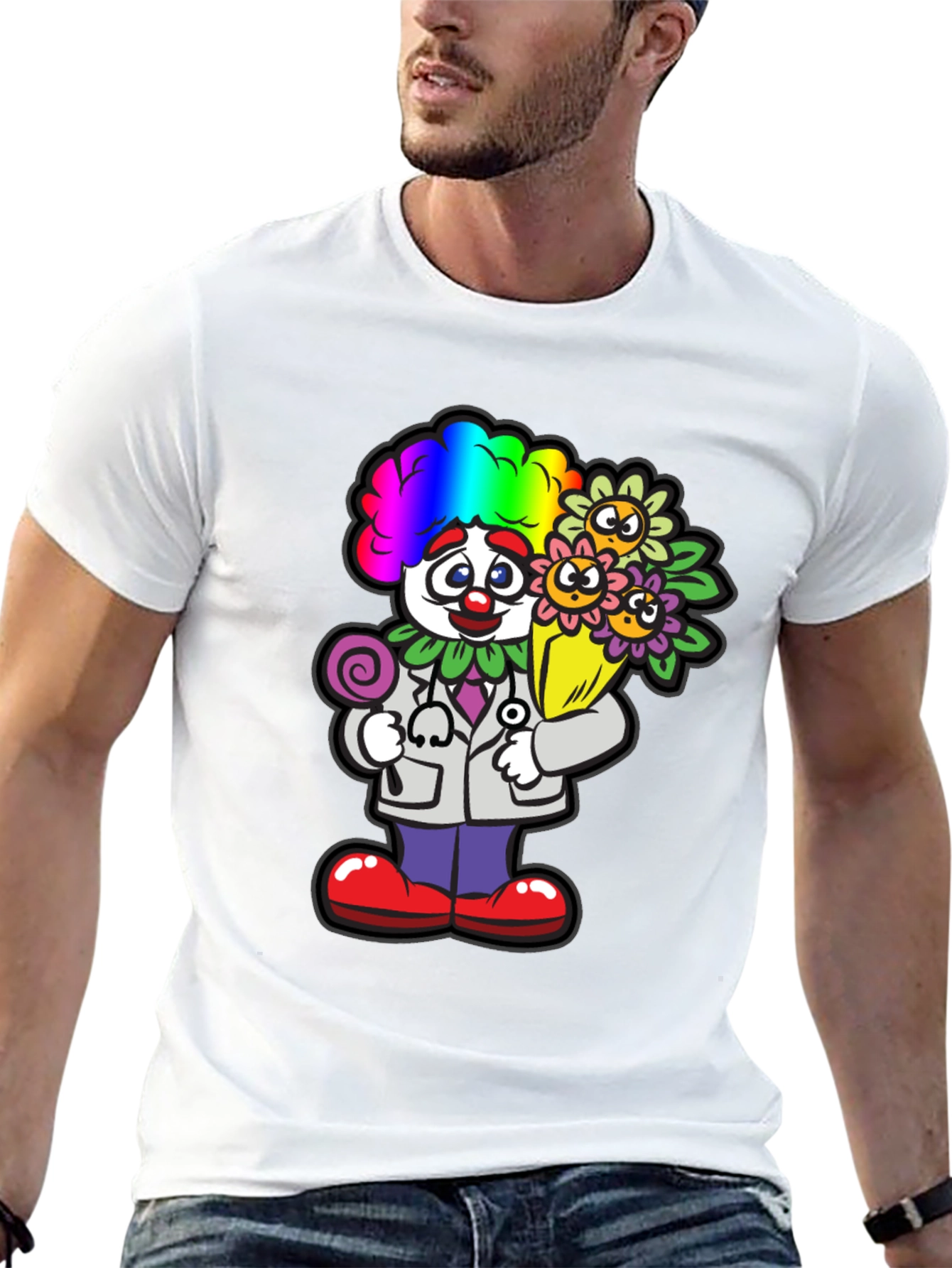 Black Clown Doctor T-Shirt view 13
