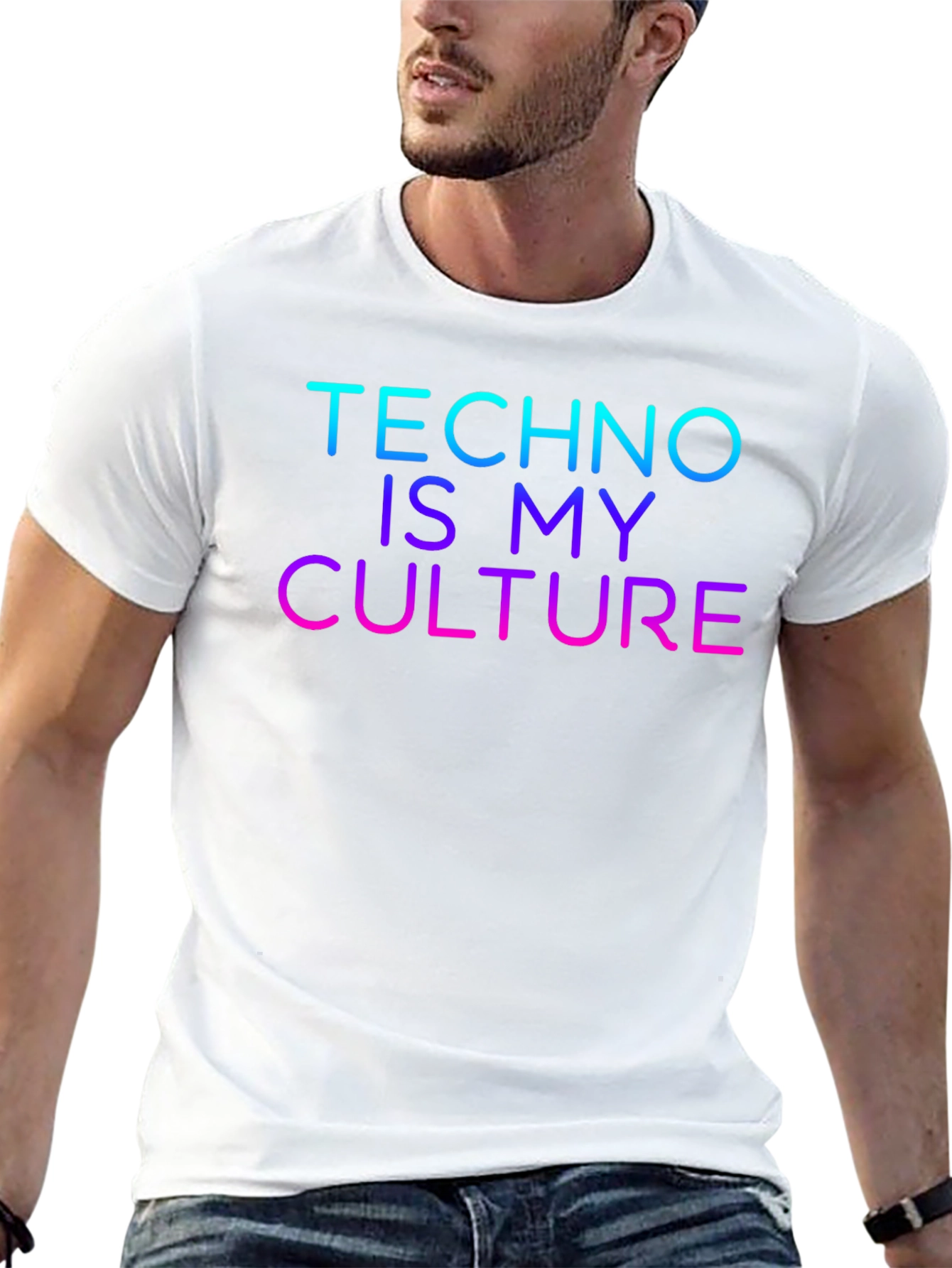 Black Techno Is My Culture Black T-Shirt view 13