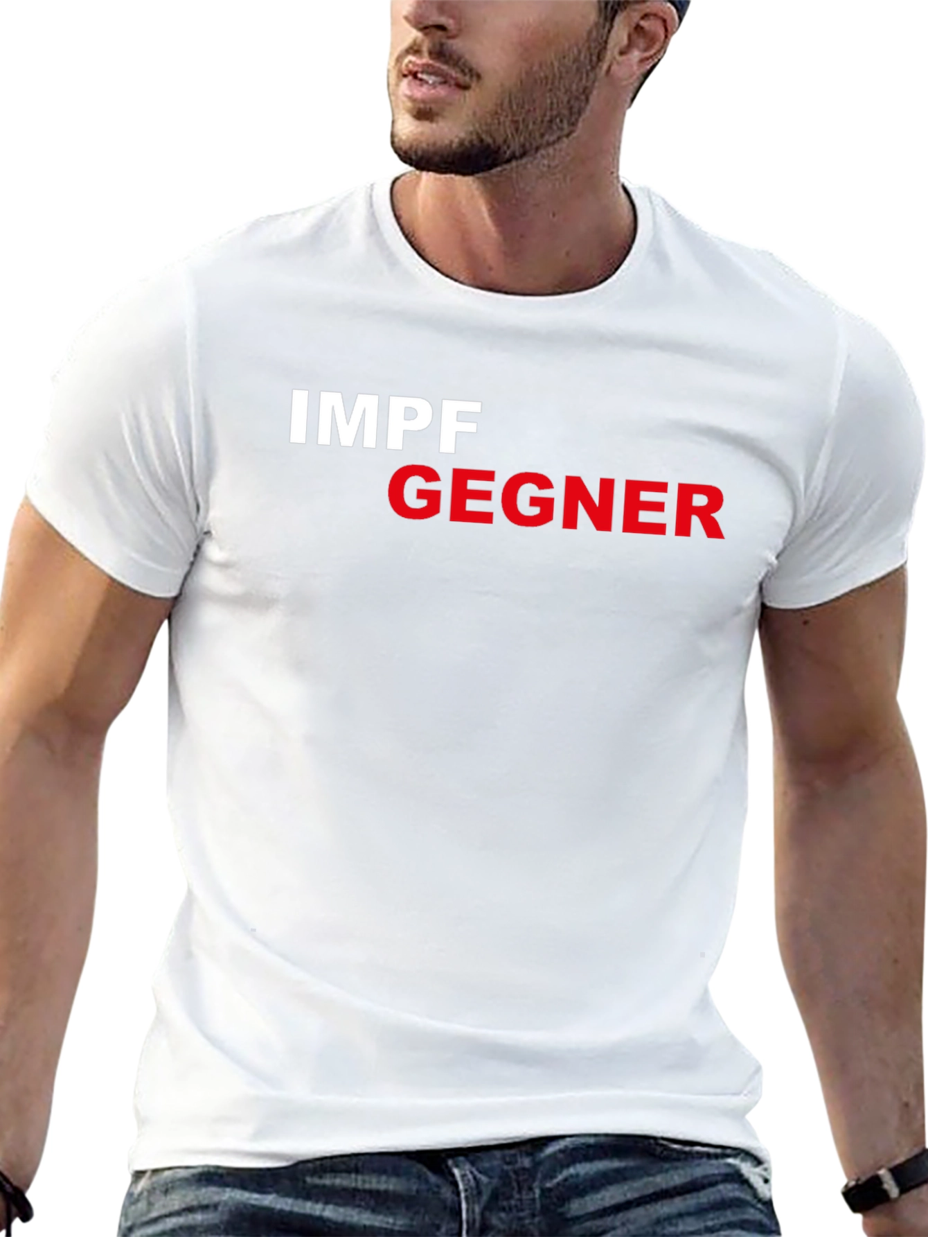 Black Impfgegner Black T-Shirt - Vaccine Opponent Tee view 13