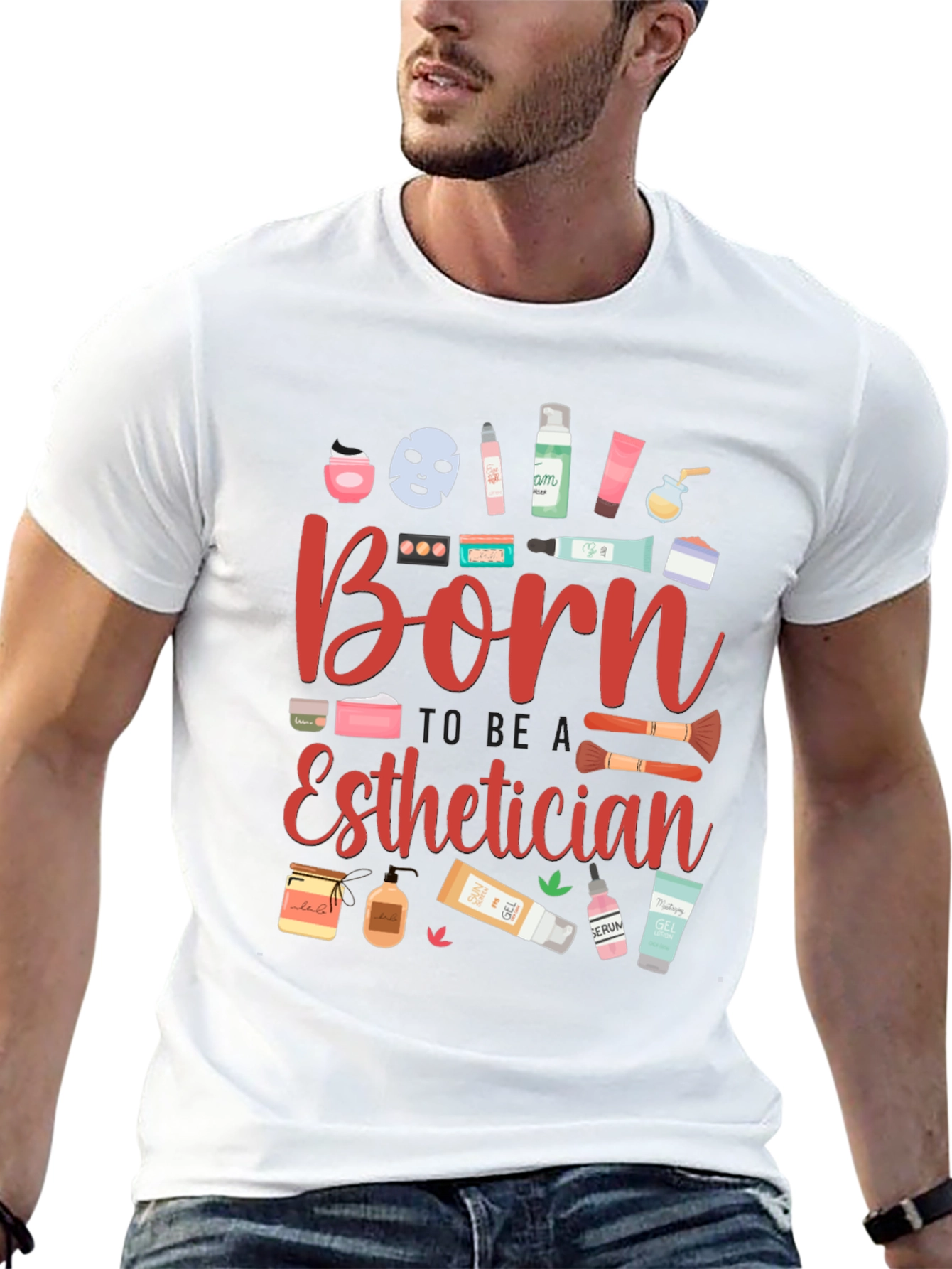 Born Esthetician Graphic T-Shirt - 13