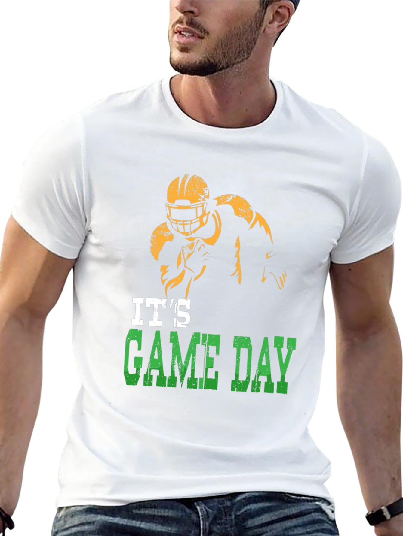 Black It's Game Day Football Graphic Tee view 13