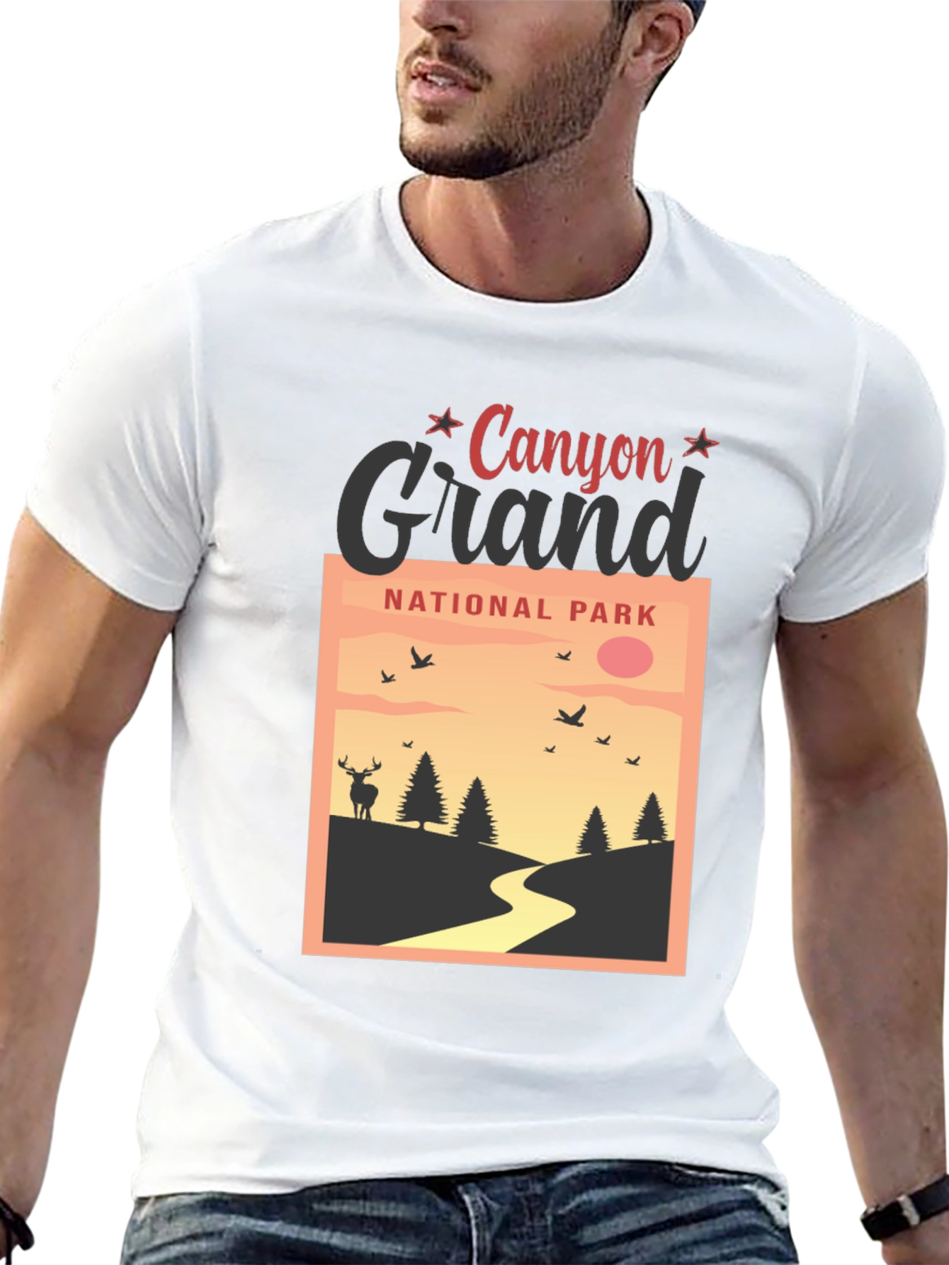 Black Grand Canyon National Park Black T-Shirt view 13