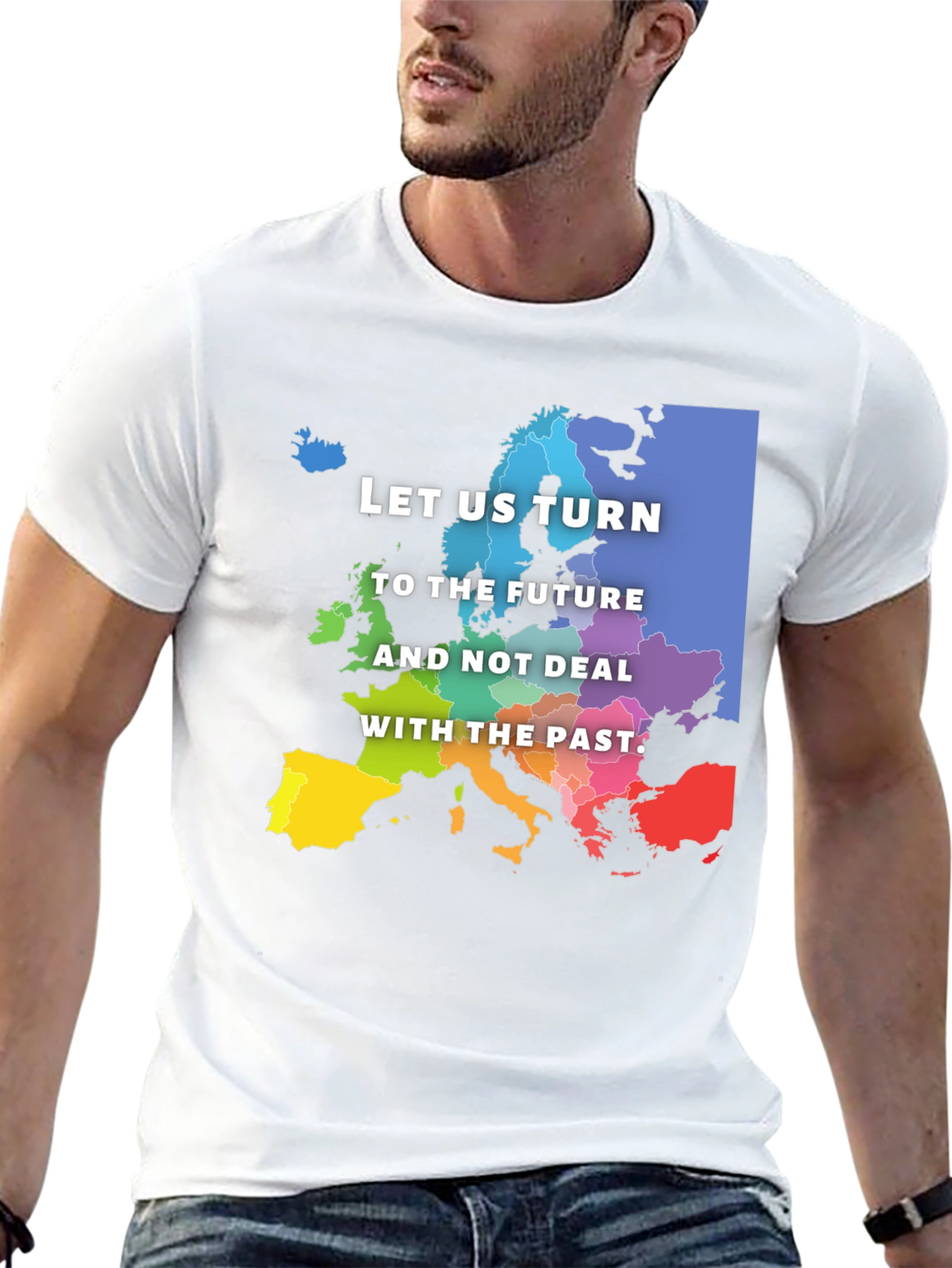 Black Europe Future Black T-Shirt view 13