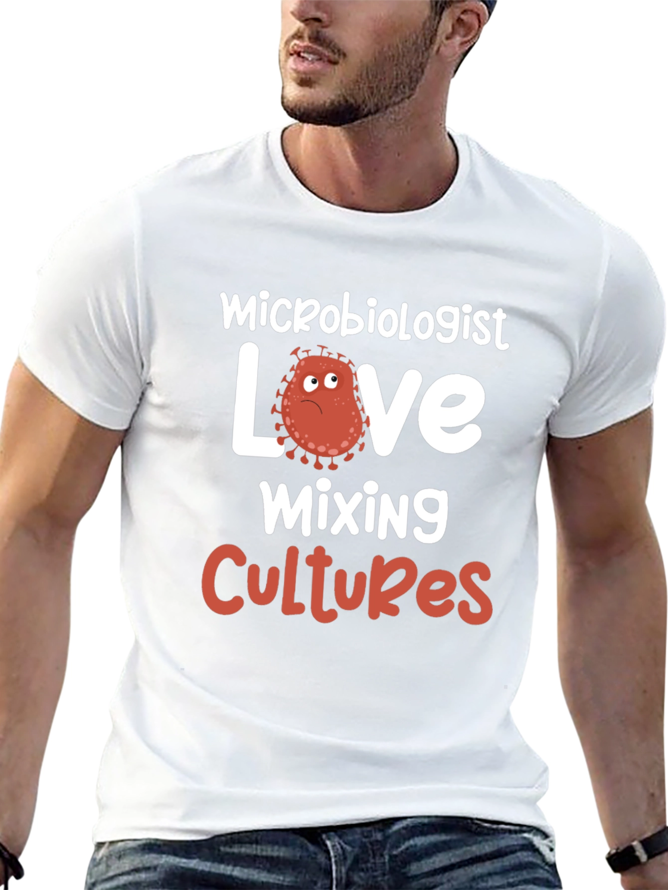 Black Microbiologist Mixing Cultures T-Shirt view 13