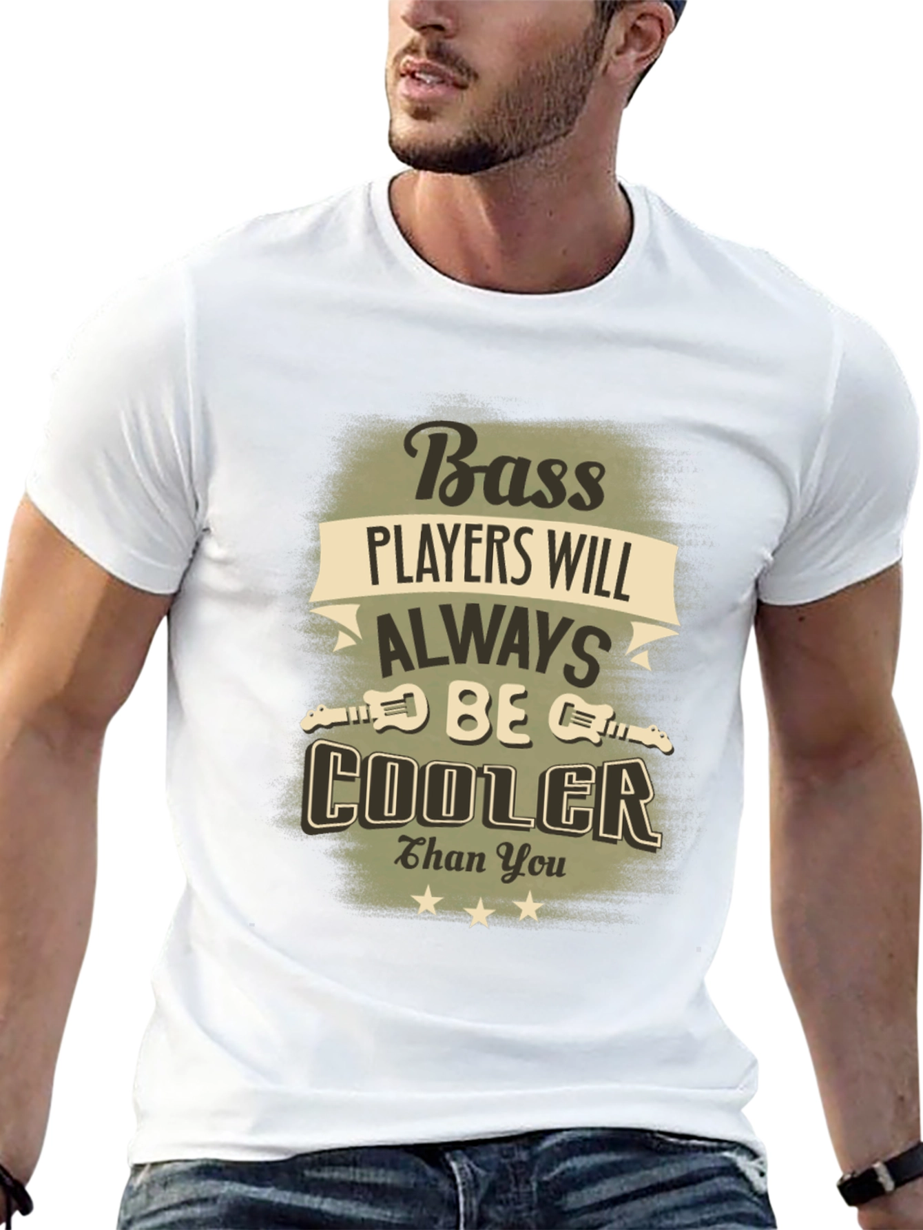 Black Bass Players Will Always Be Cooler T-Shirt view 13