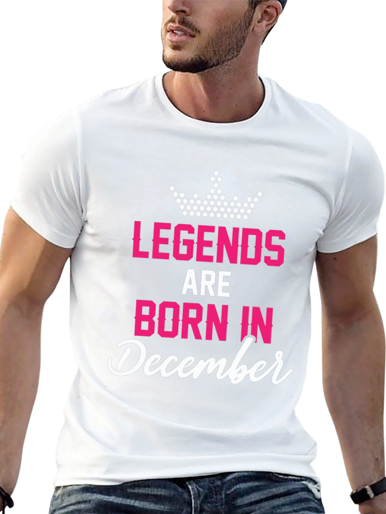 Black Legends Are Born In December T-Shirt view 13