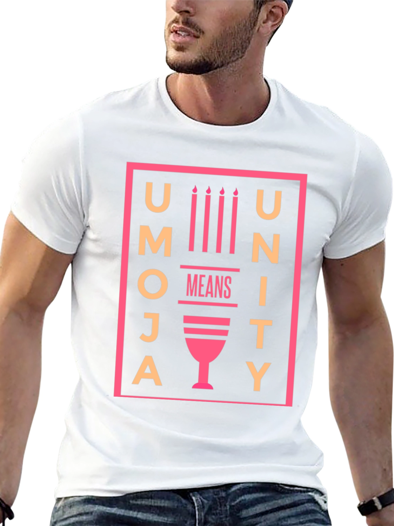 Black Umoja Unity Kwanzaa T-Shirt view 13