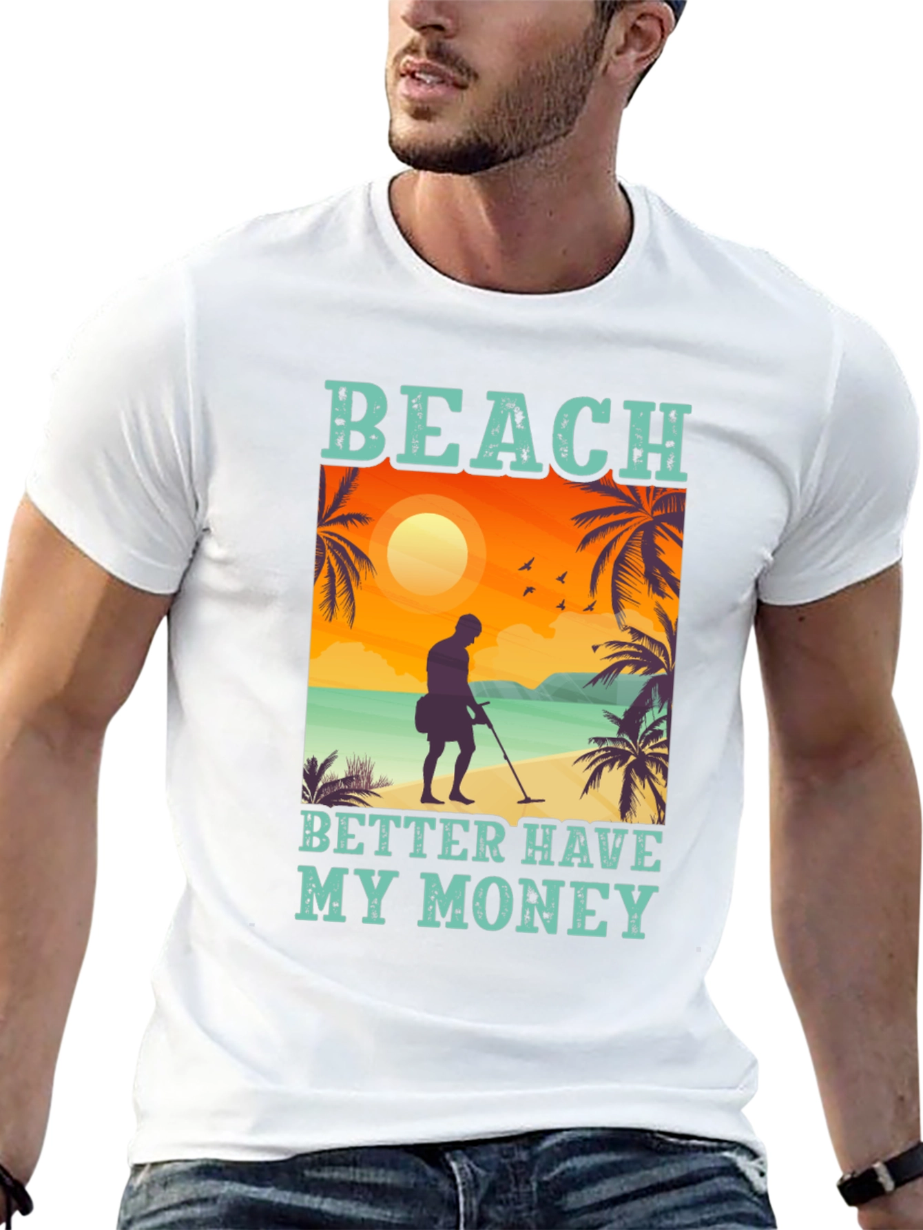 Black Beach Better Have My Money Graphic Tee view 13