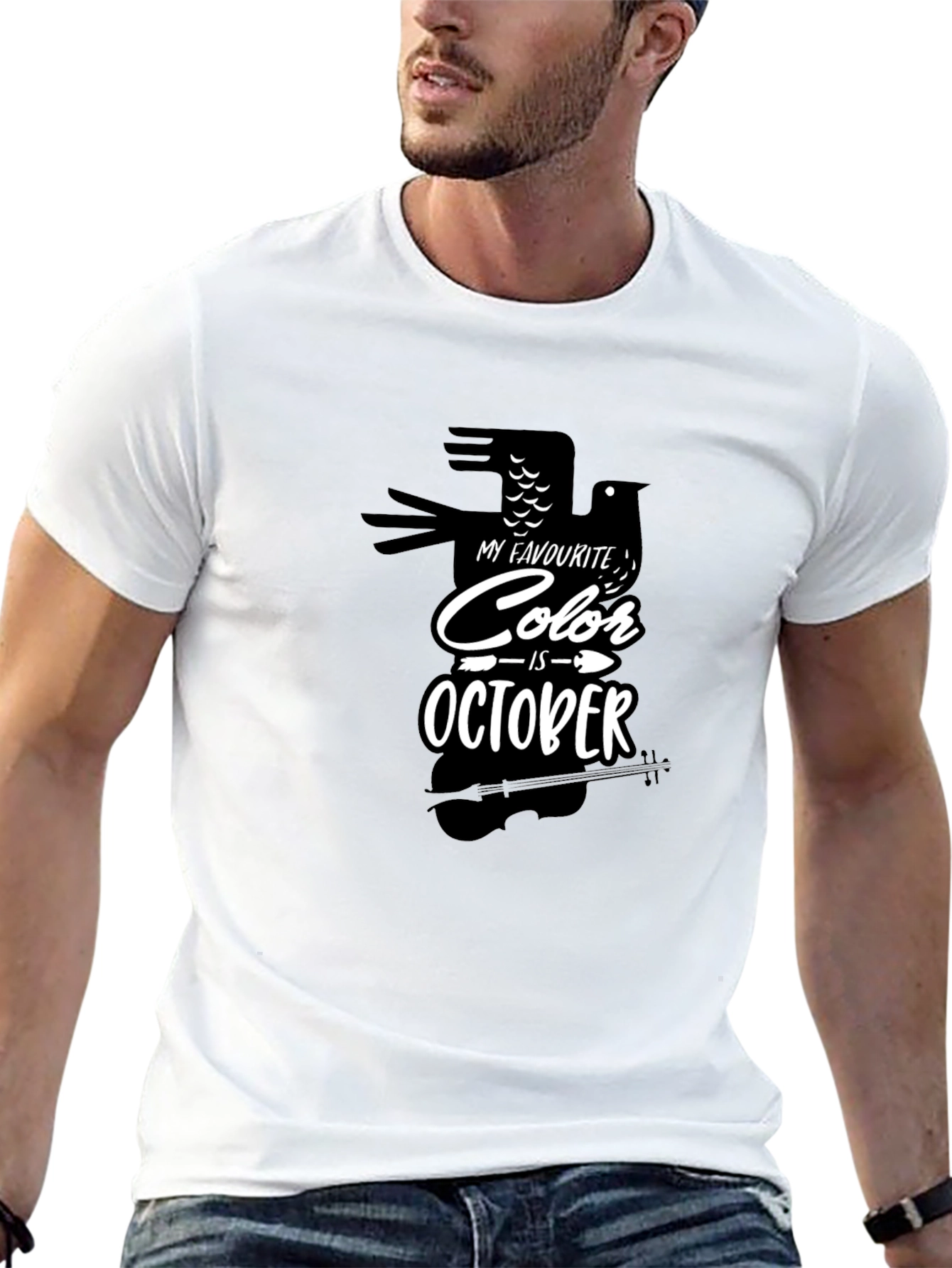 Black October Favorite Color Graphic Tee view 13