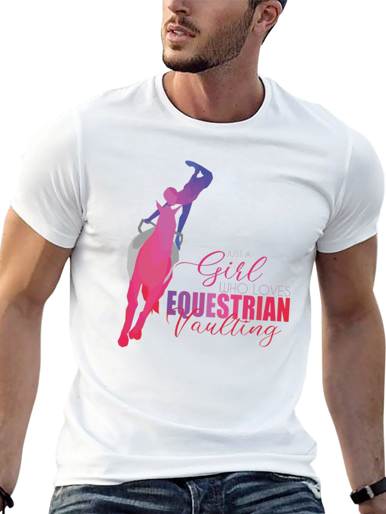 Equestrian Vaulting Graphic T-Shirt - 13