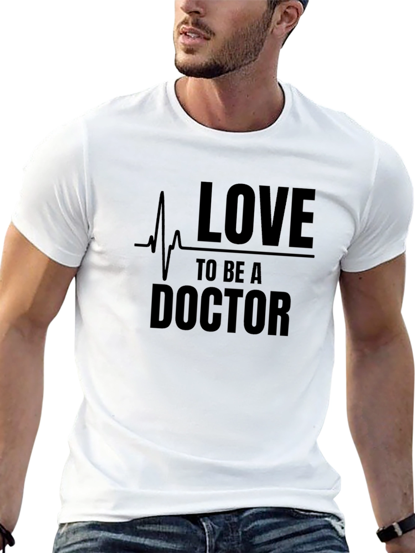 Black Love To Be A Doctor T-Shirt view 13