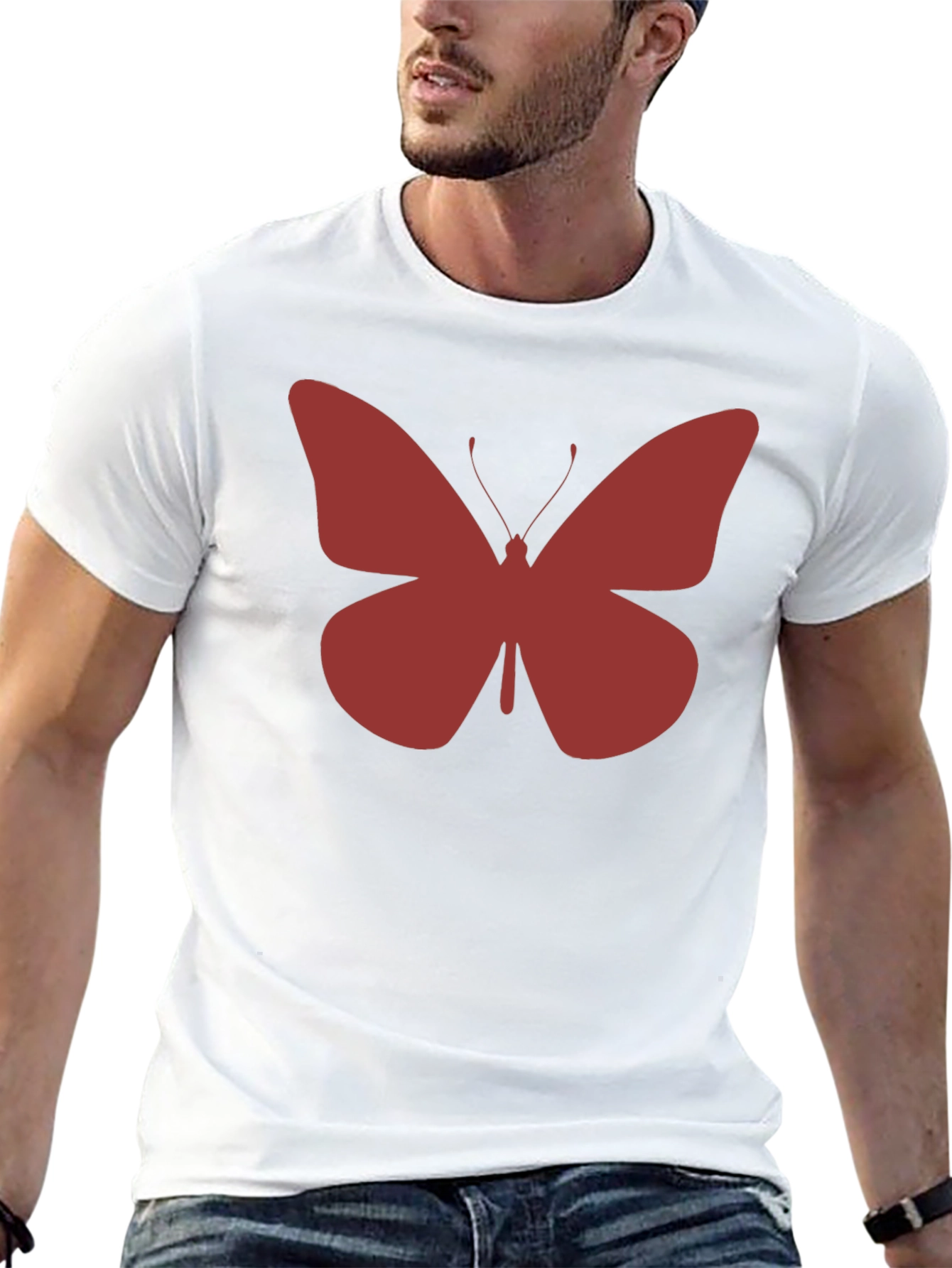 Black Butterfly Graphic Tee - Casual Comfort view 13