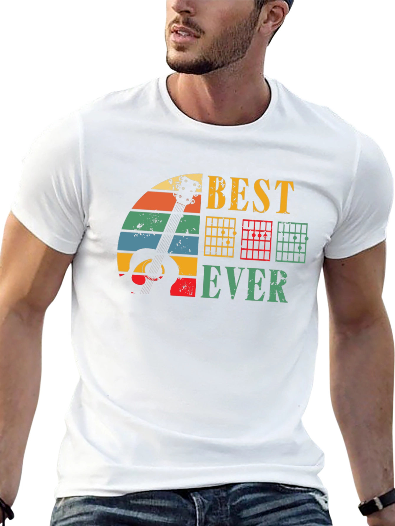 Best Guitar Ever T-Shirt - Retro Music Tee - 13