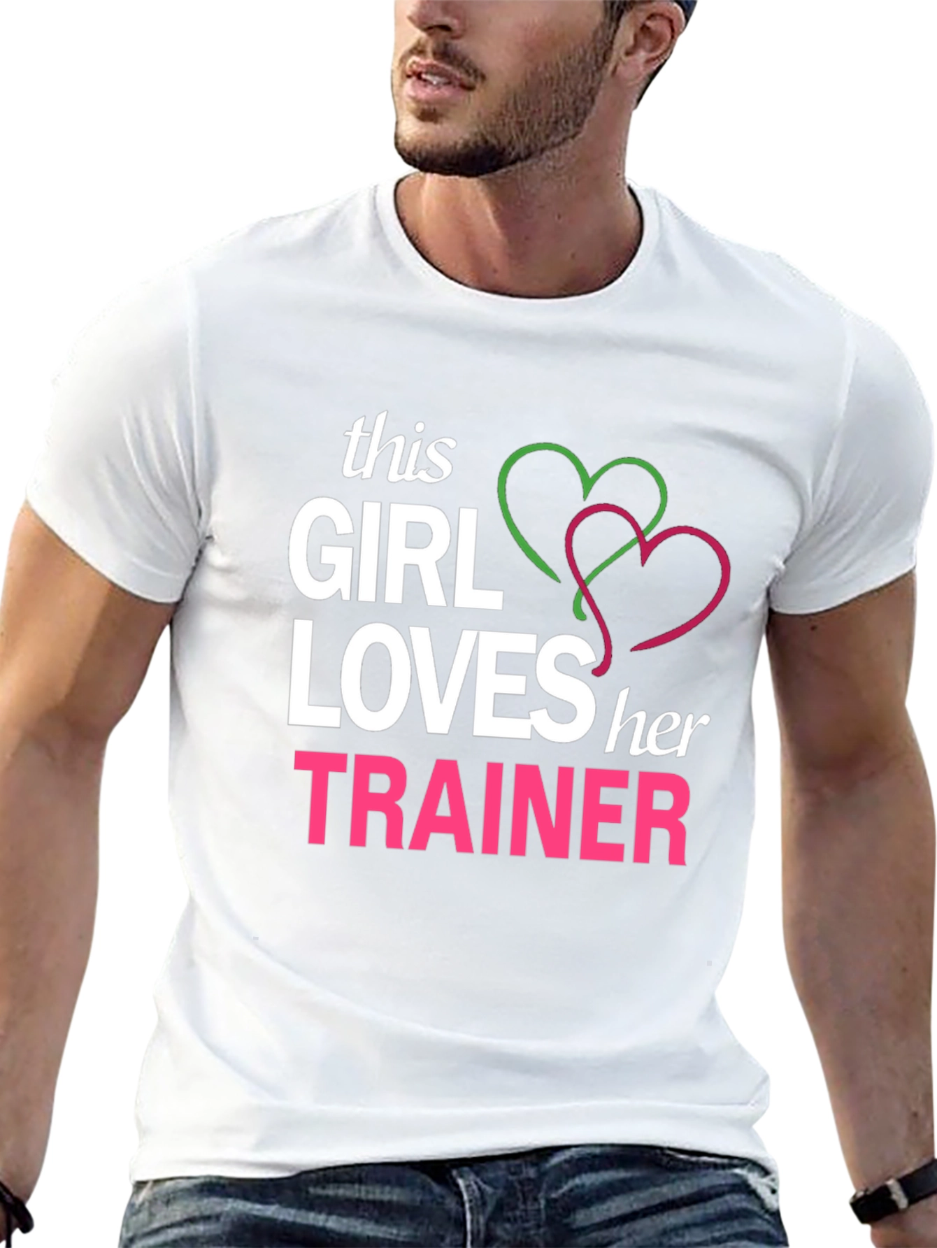 Black Girl Loves Trainer Graphic T-Shirt view 13