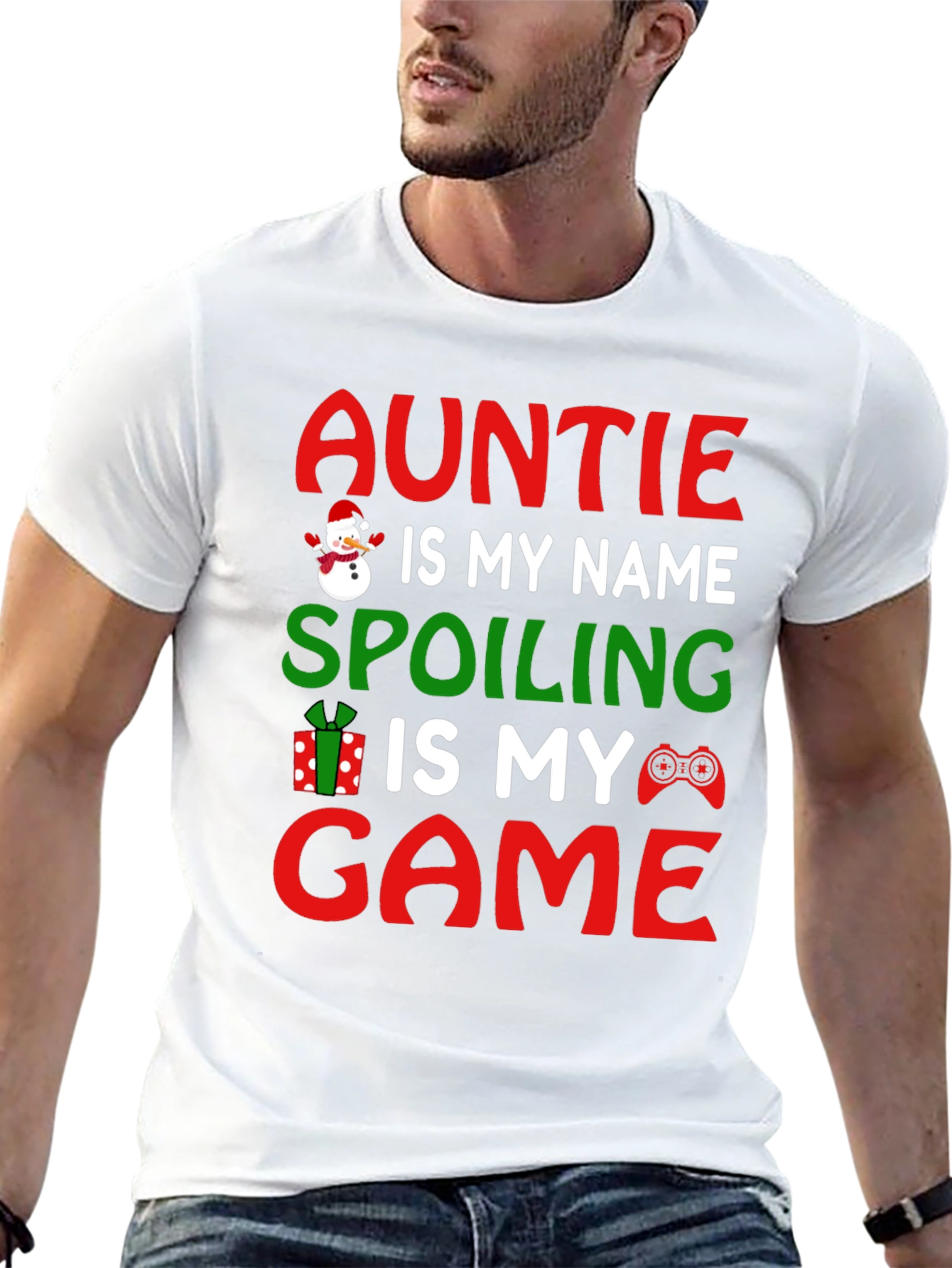 Black Auntie Spoiling Game T-Shirt view 13