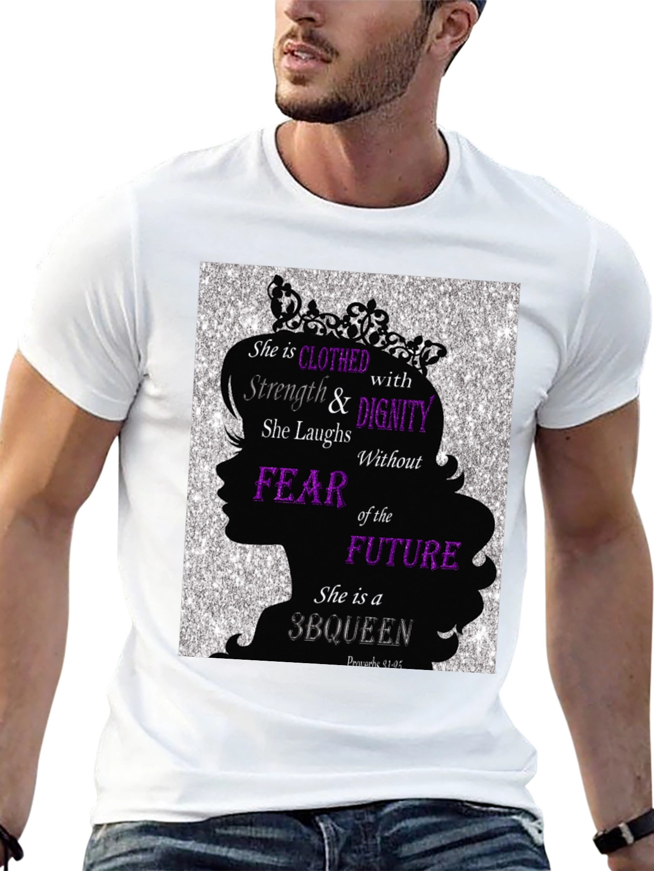 Black Empowered Woman T-Shirt: Strength & Dignity view 13