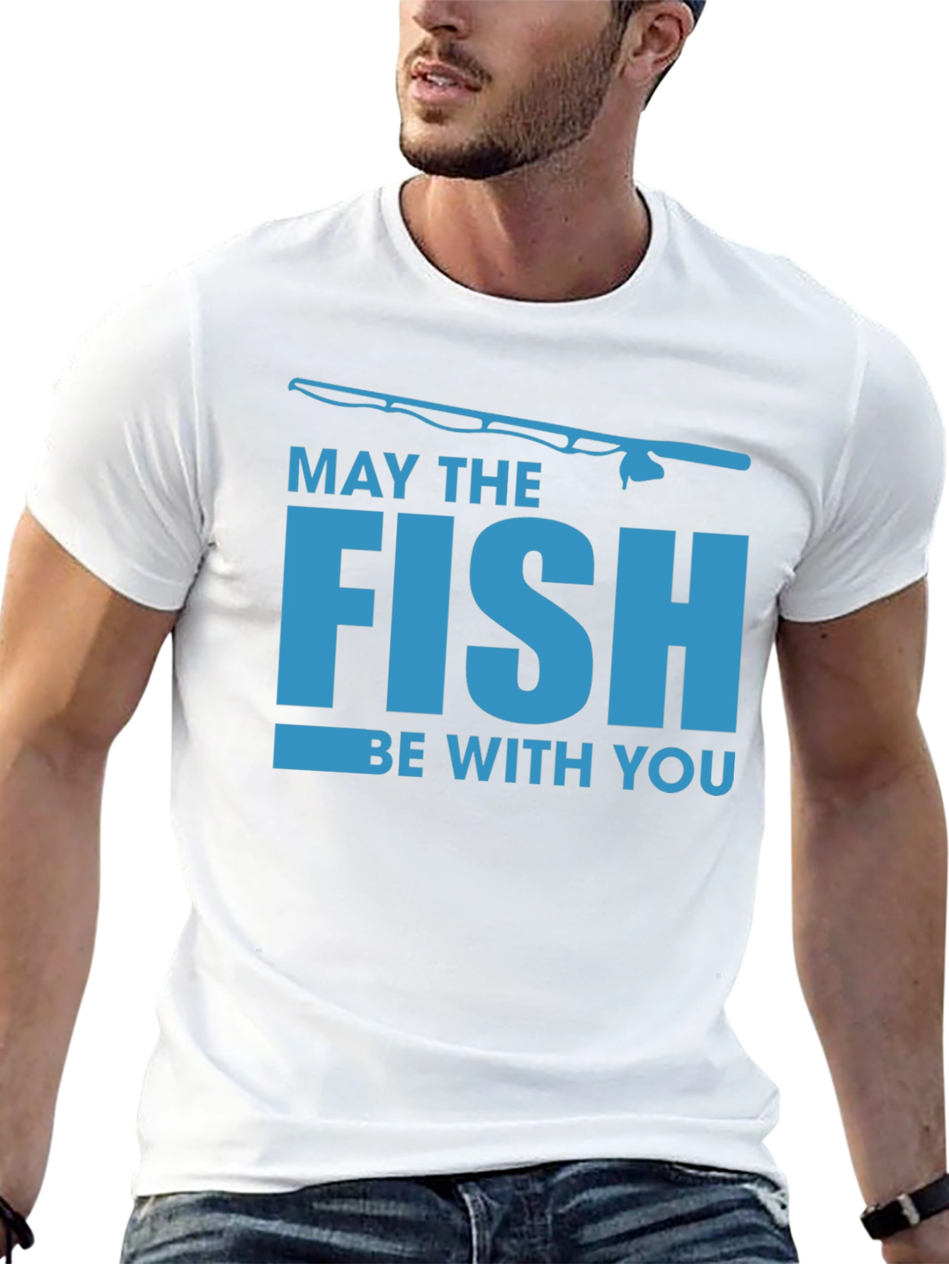 Black May The Fish Be With You Black T-Shirt view 13
